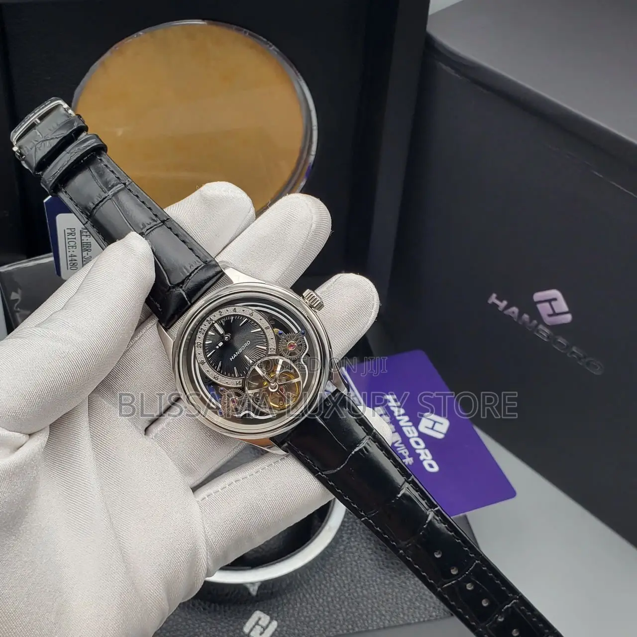 Hanboro Premium Luxury Quality Leather Wristwatches
