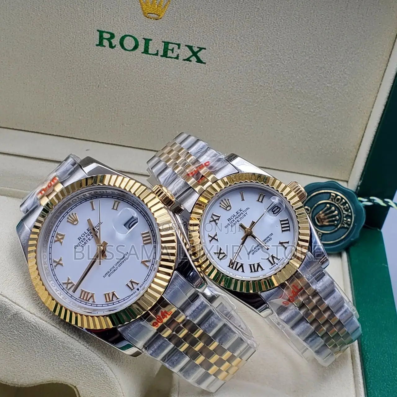 Rolex Premium Luxury Quality Couple Durable Wristwatches N140k Each