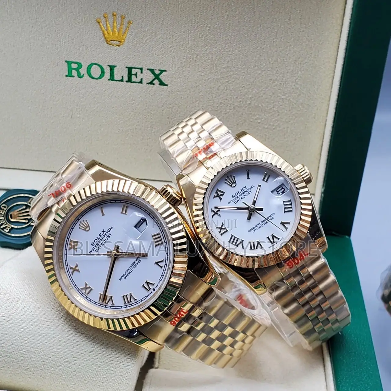 Rolex Premium Luxury Quality Couple Durable Wristwatches N140k Each