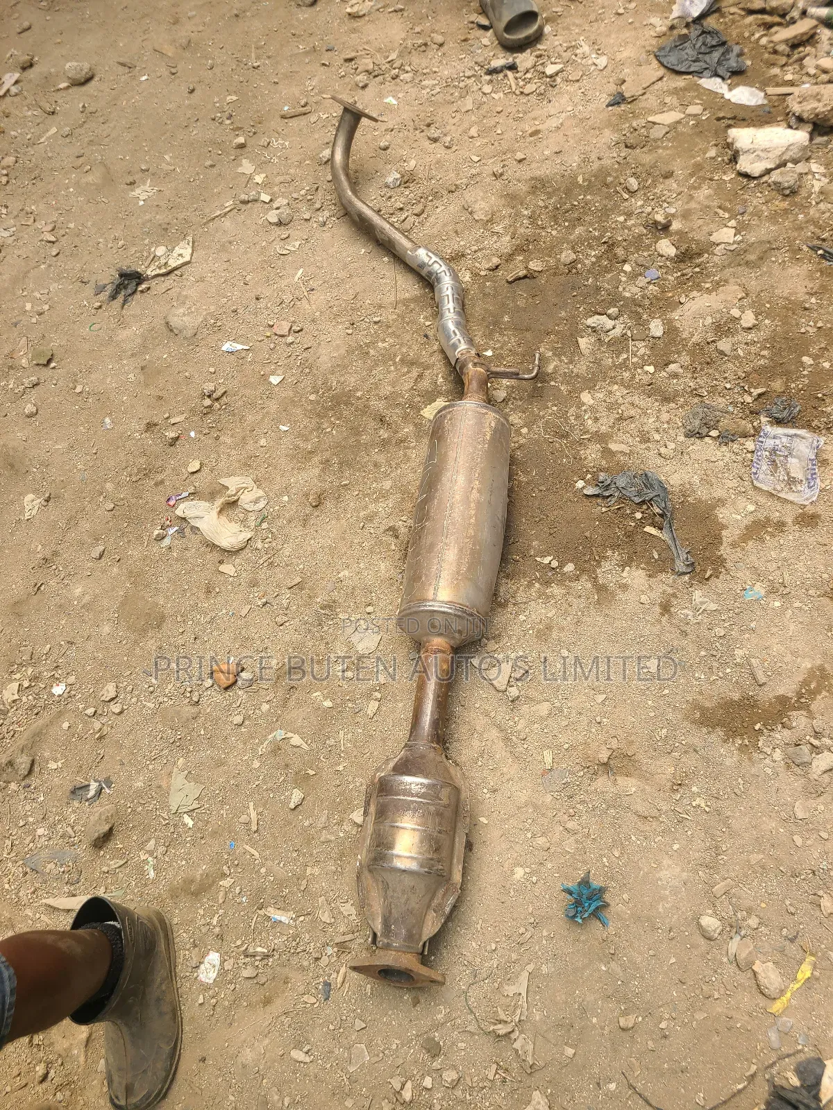 Complete Exhaust and Catalyst Kia Rio 2013
