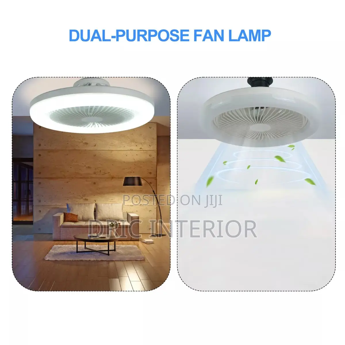 Multipurpose Ceiling Fan With Led Light