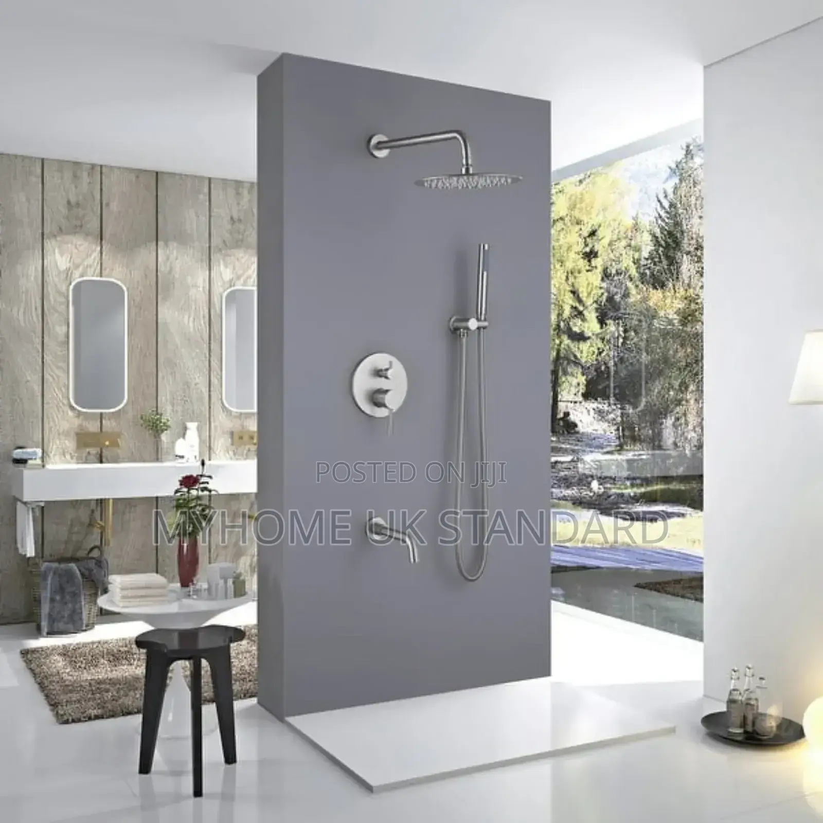 England Condit Shower Chrome Complete Set