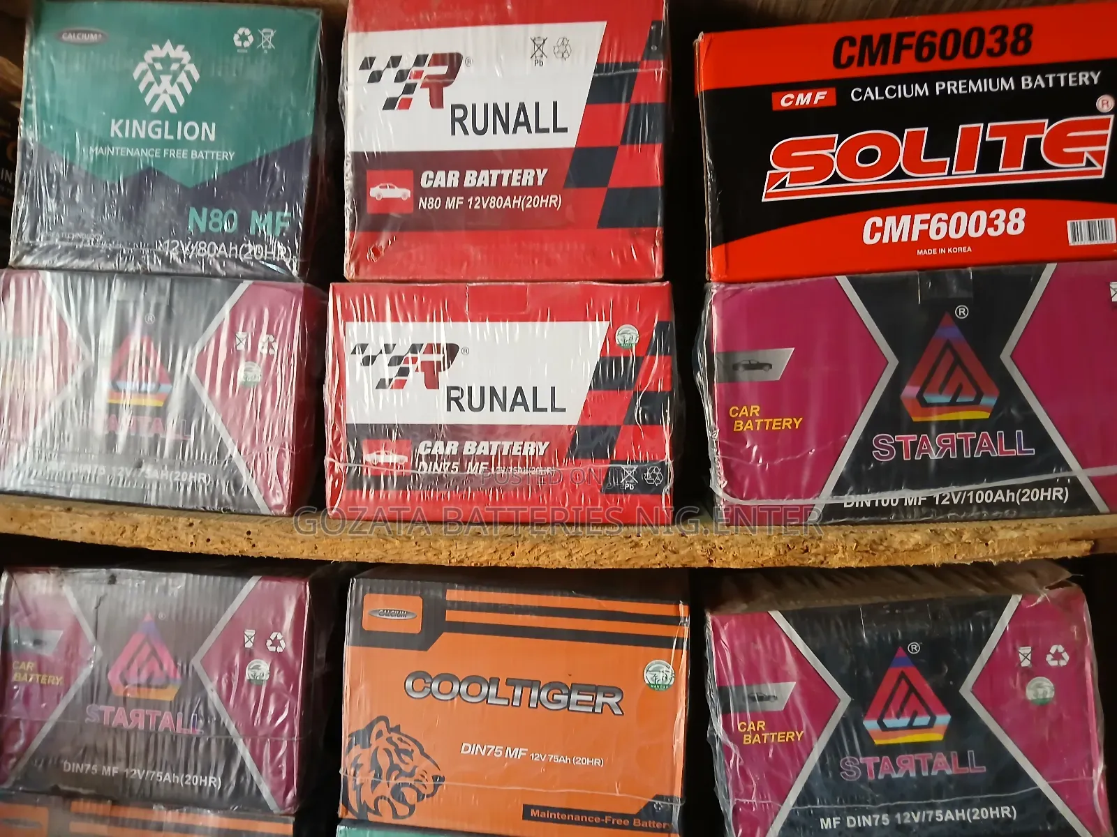 75ah Car Battery With 1 Year Warranty