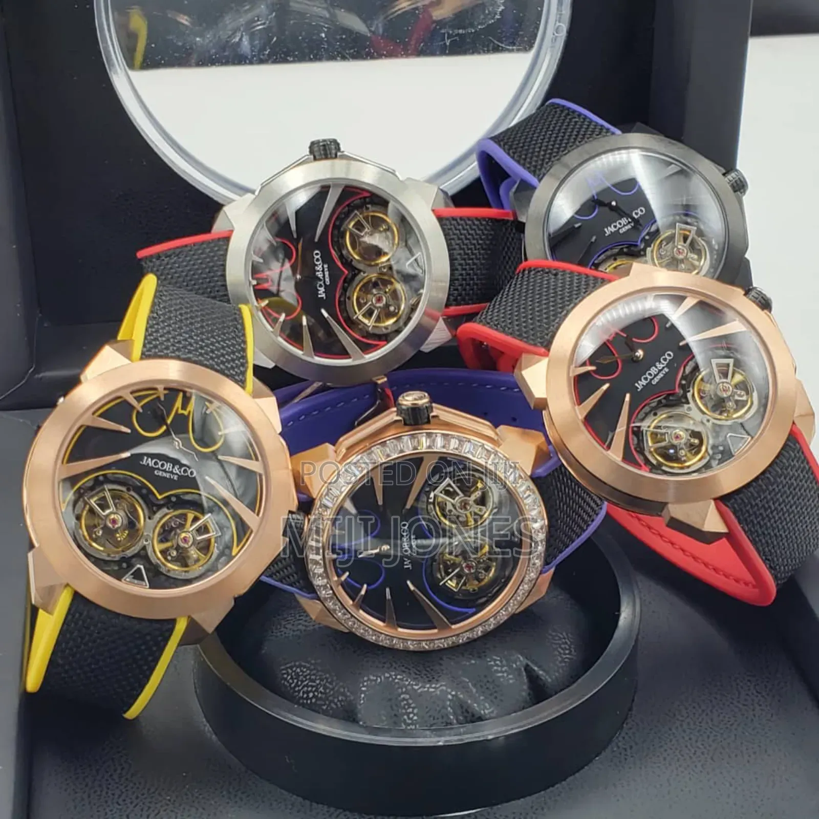 Jacobs Co Men Tourbillon Sport Watches