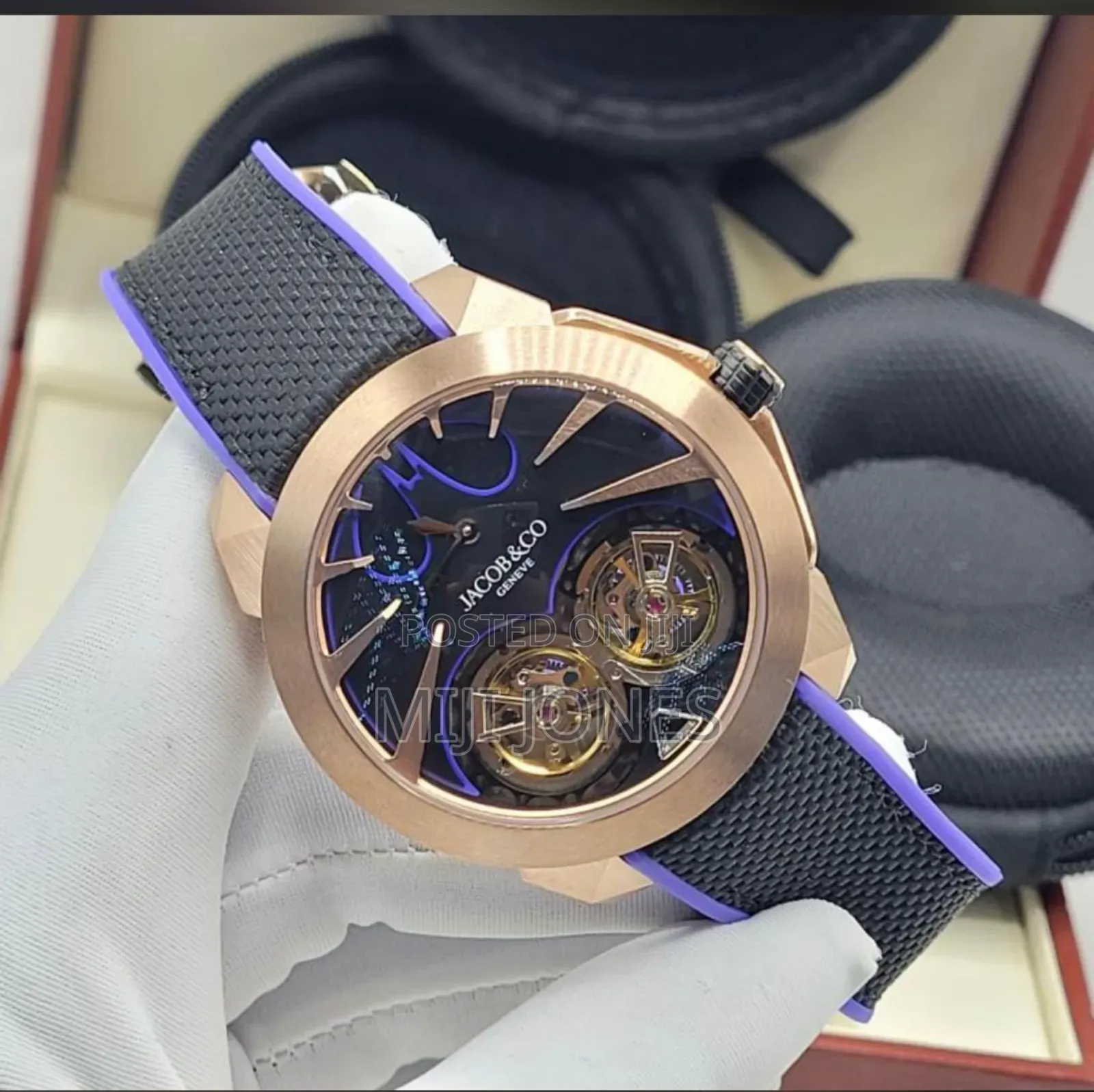 Jacobs Co Men Tourbillon Sport Watches