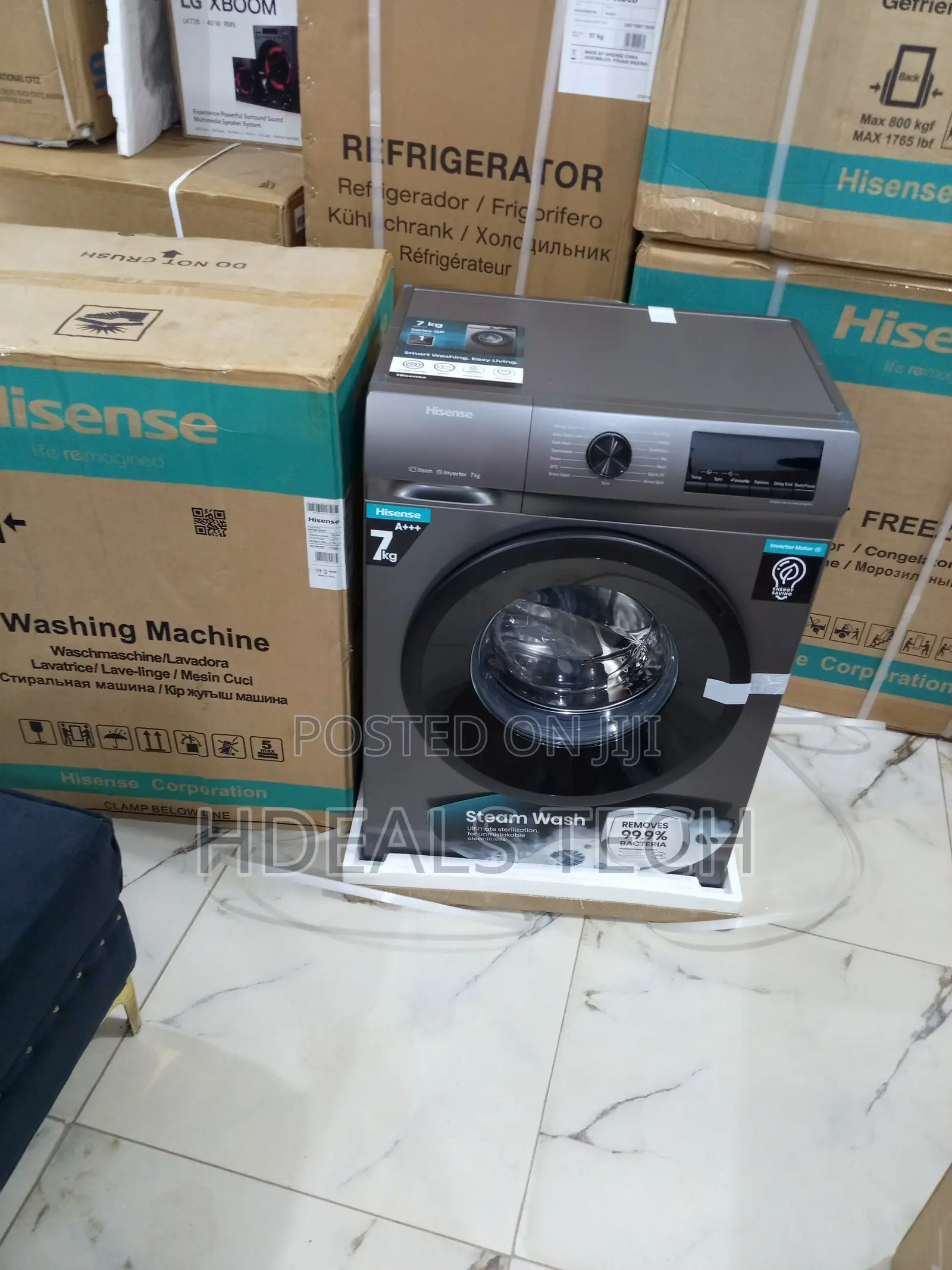 Hisense 7kg Washer With Led Display – Wfqp7012t
