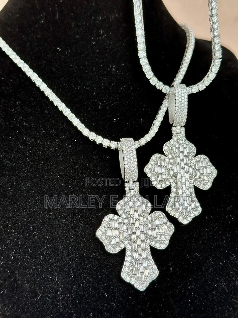 VVS Moissanite Tennis Chrome Shaped Tennis Bray