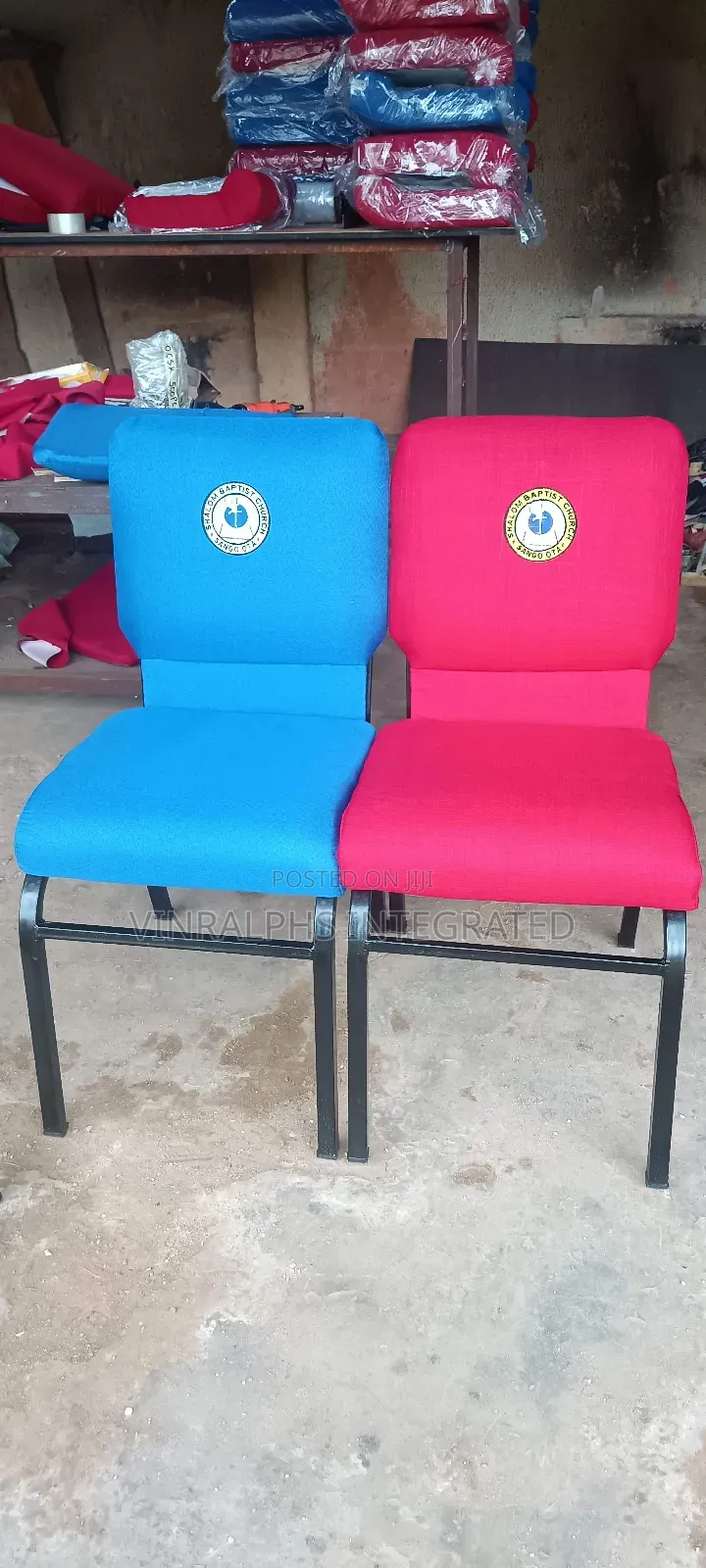 Customised Church Chair Medium Size With Logo
