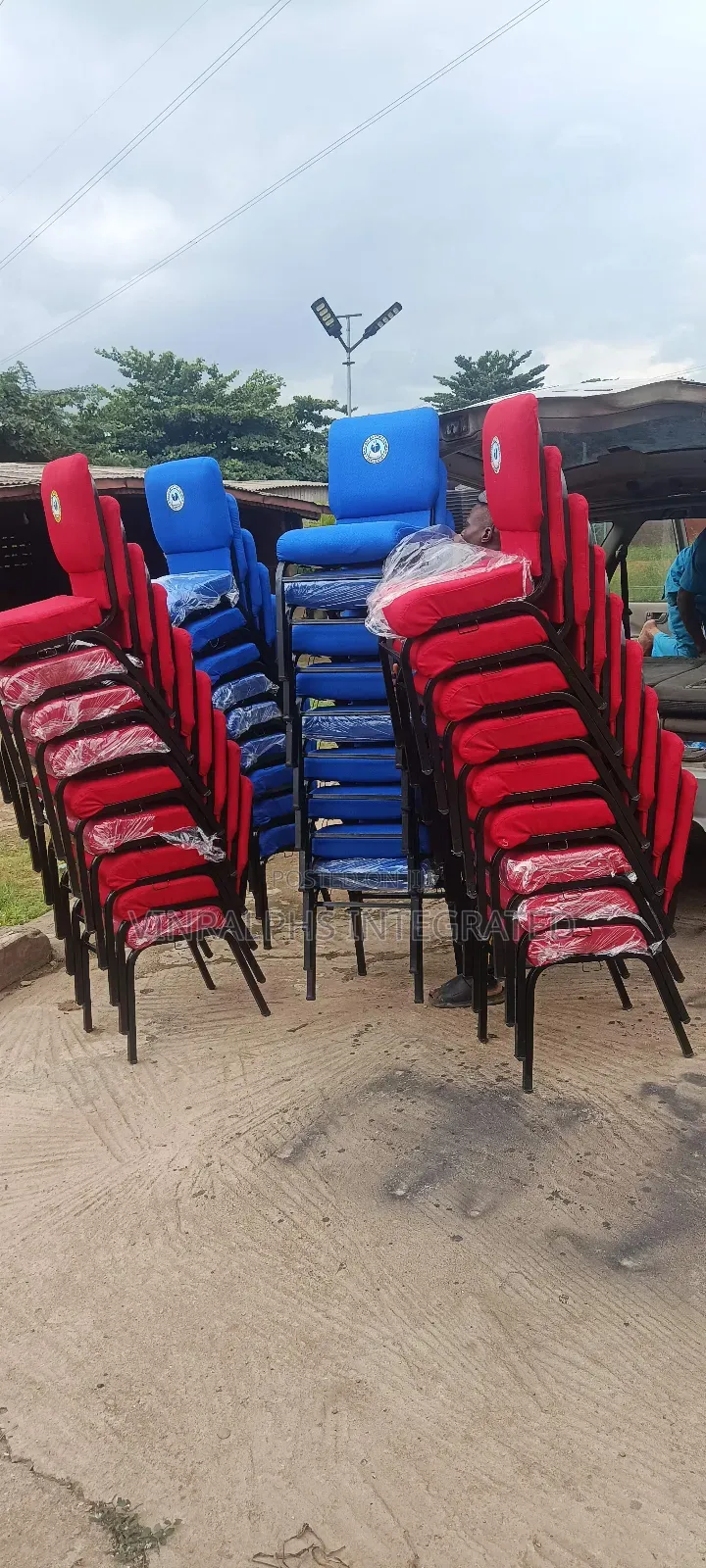 Customised Church Chair Medium Size With Logo