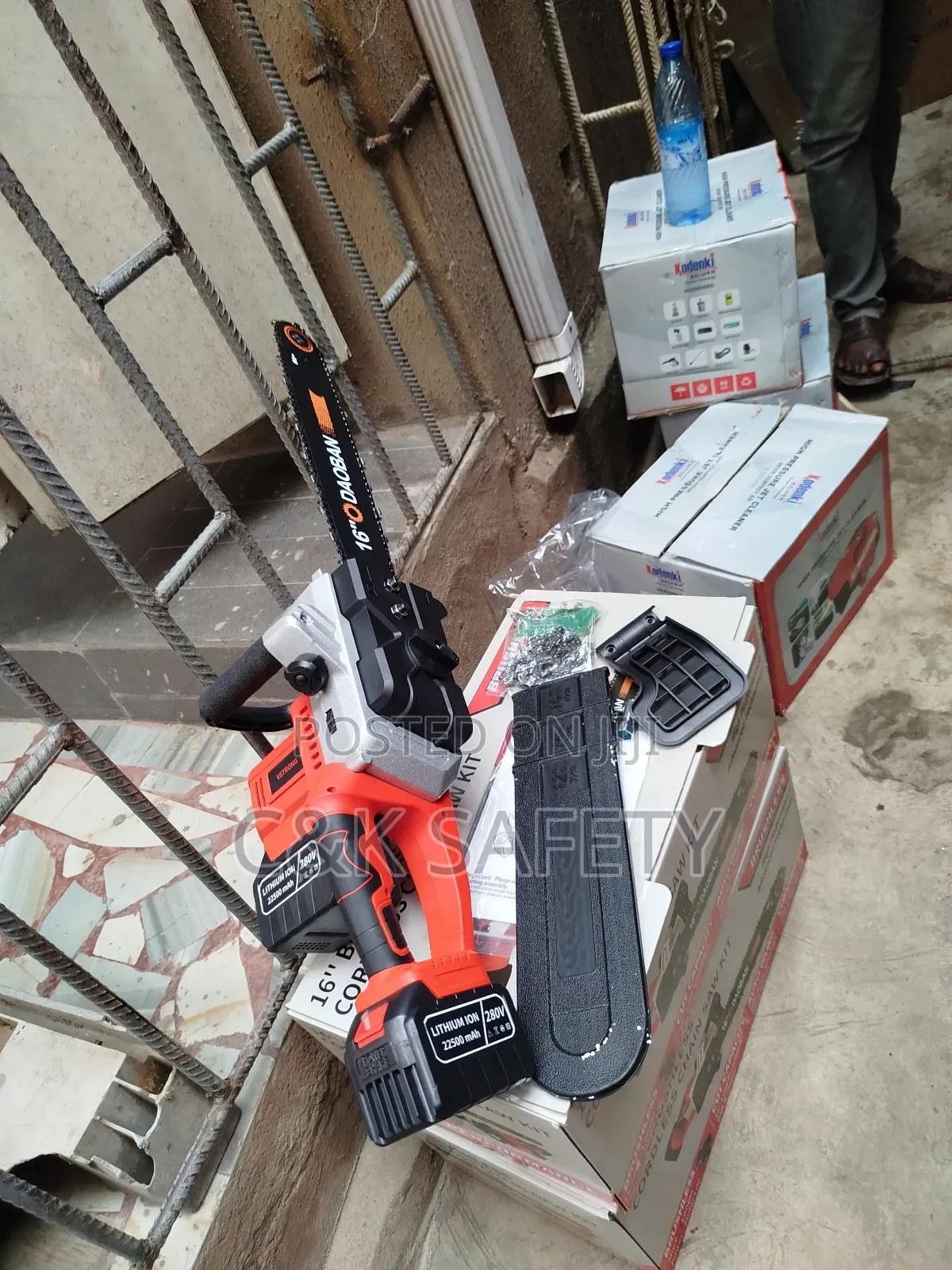 16 ''Brushless Cordless Saw Chain Kit, Extra Chain