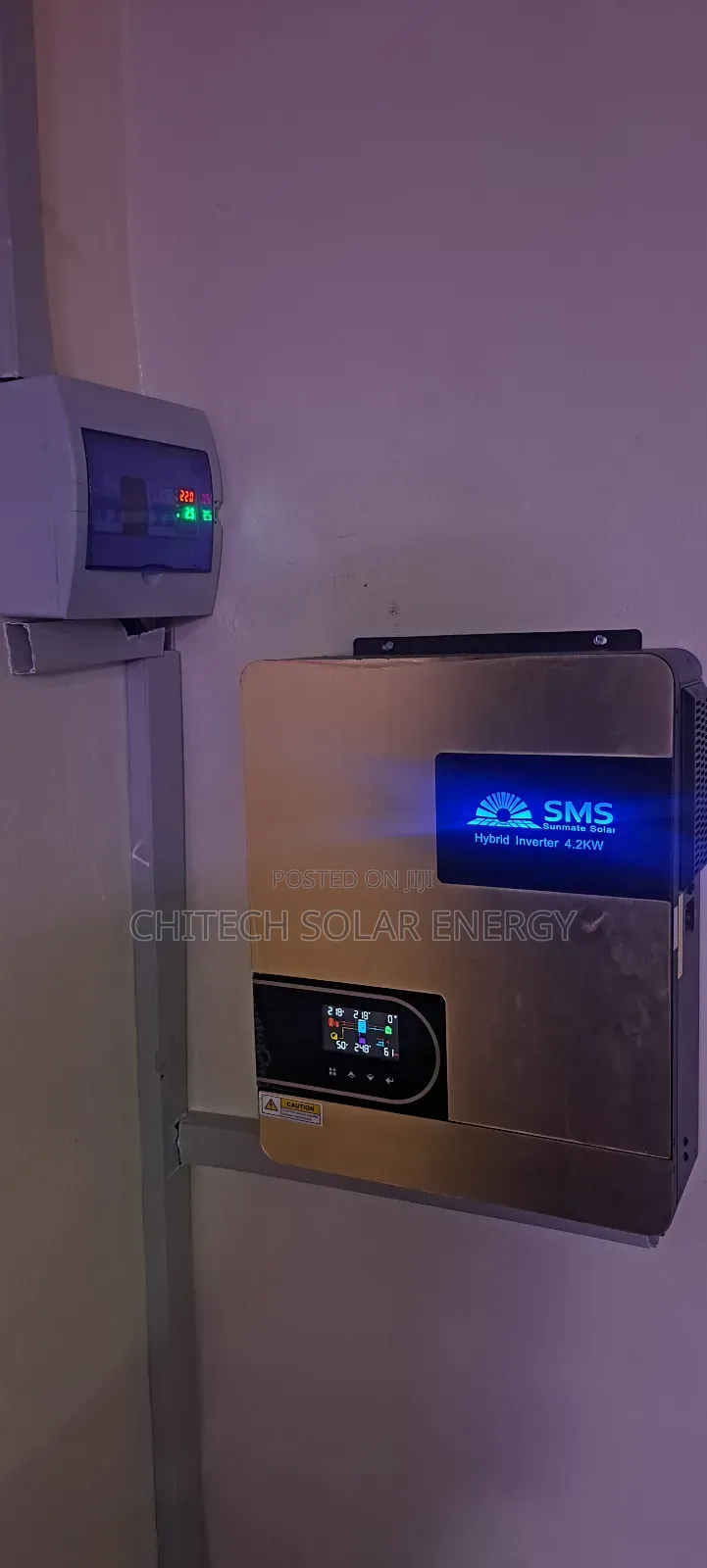 Total Installation of 4.2 Hybrid SMS Solar Inverter