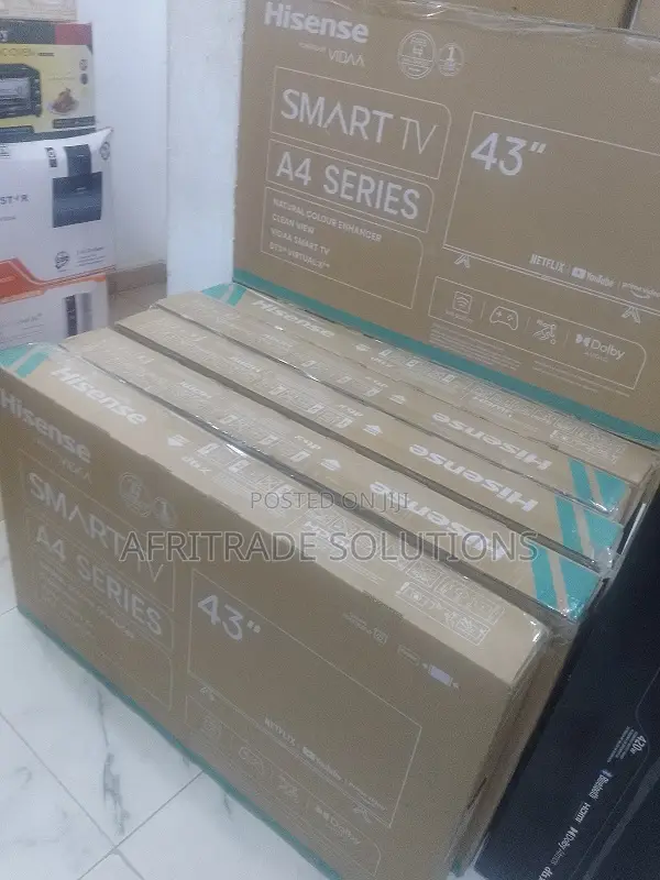 Hisense 43′′ Smart Tv – Internet Wi‐Fi Enabled
