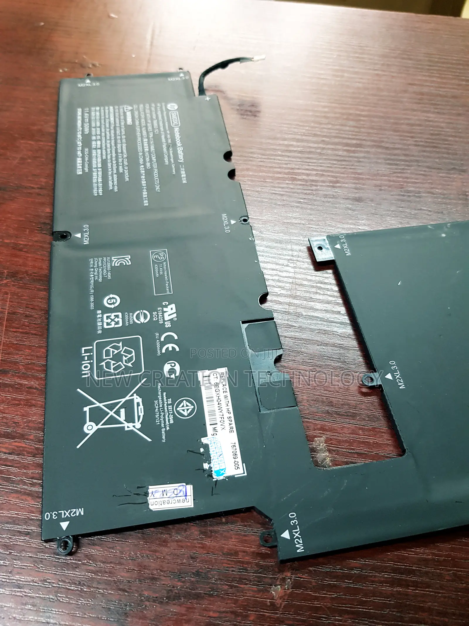 Authentic Hp Smo3xl Laptop Battery