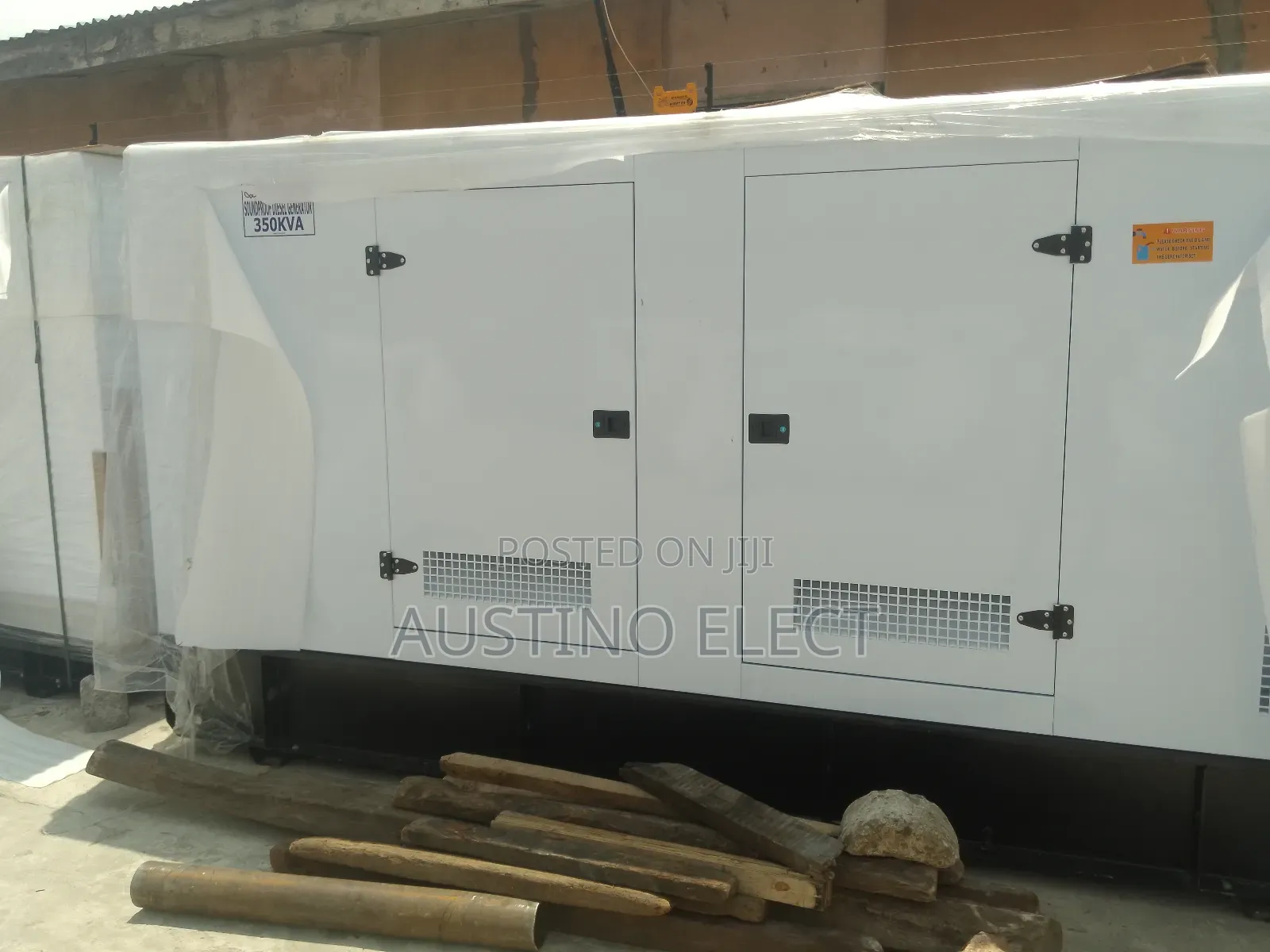 White Perkins 350kva Soundproof