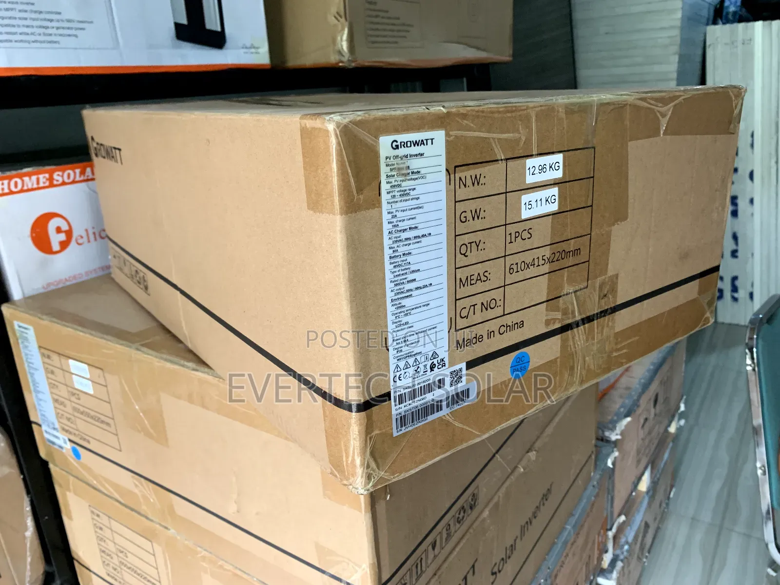 5kva Growatt Hybrid Solar Inverter 48v