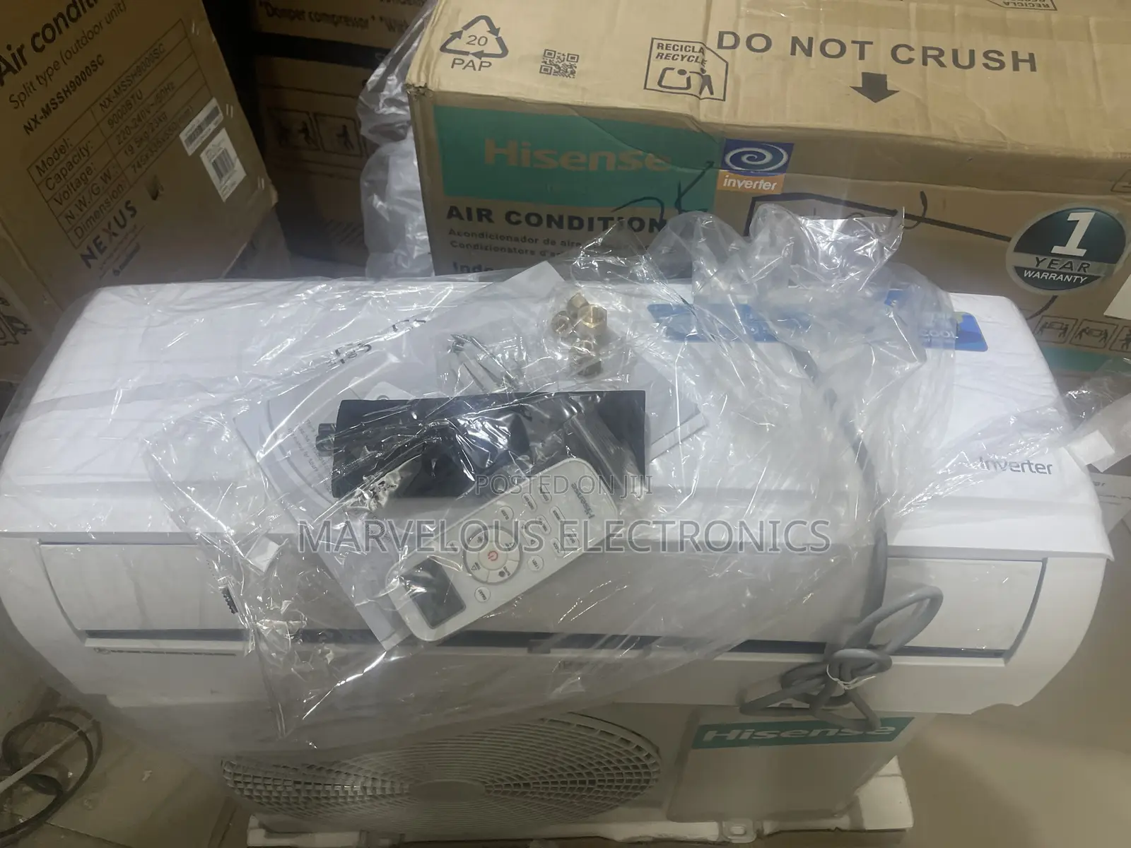 Brand New Original Hisense 1:5hp Inverter Air Conditioner