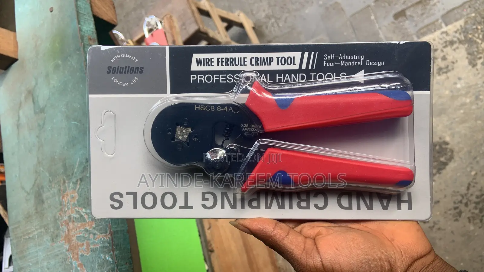 Tubetap Crimping Plier 0.25–6mm With Sets of Ve Terminals