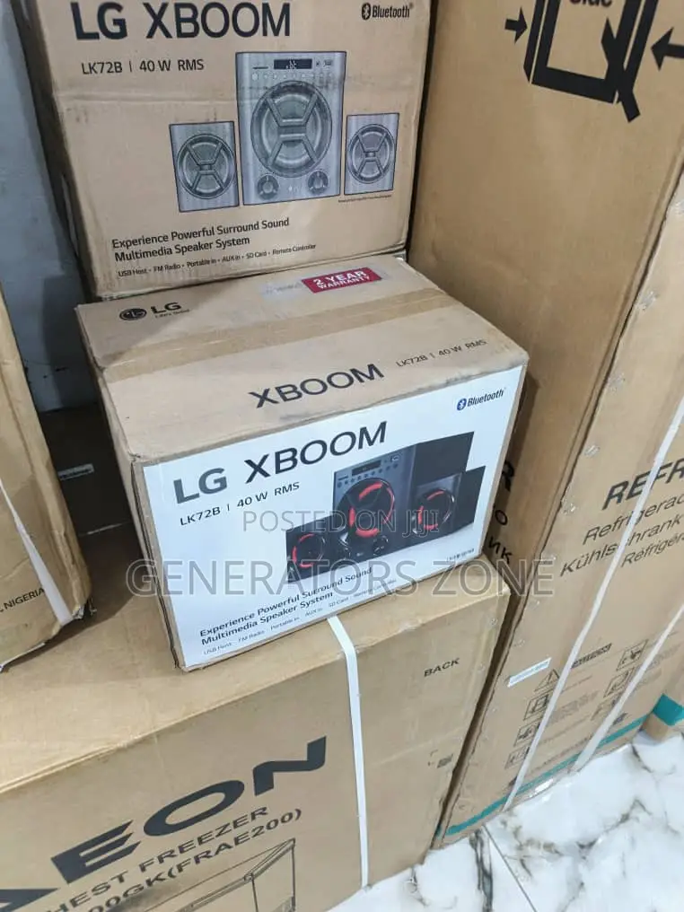 Bold Sound. Bright Lights. Meet the Lg 40w Xboom.
