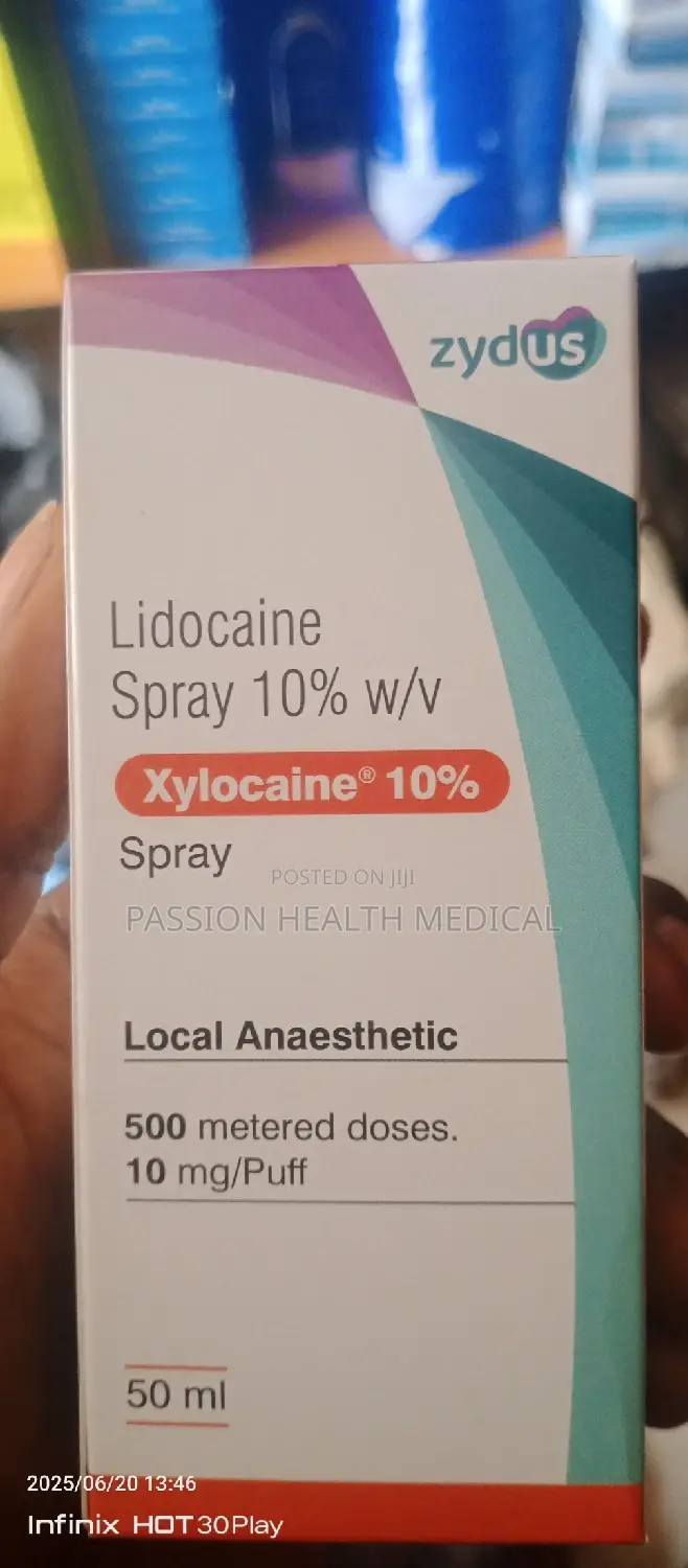 Lidocaine Spray