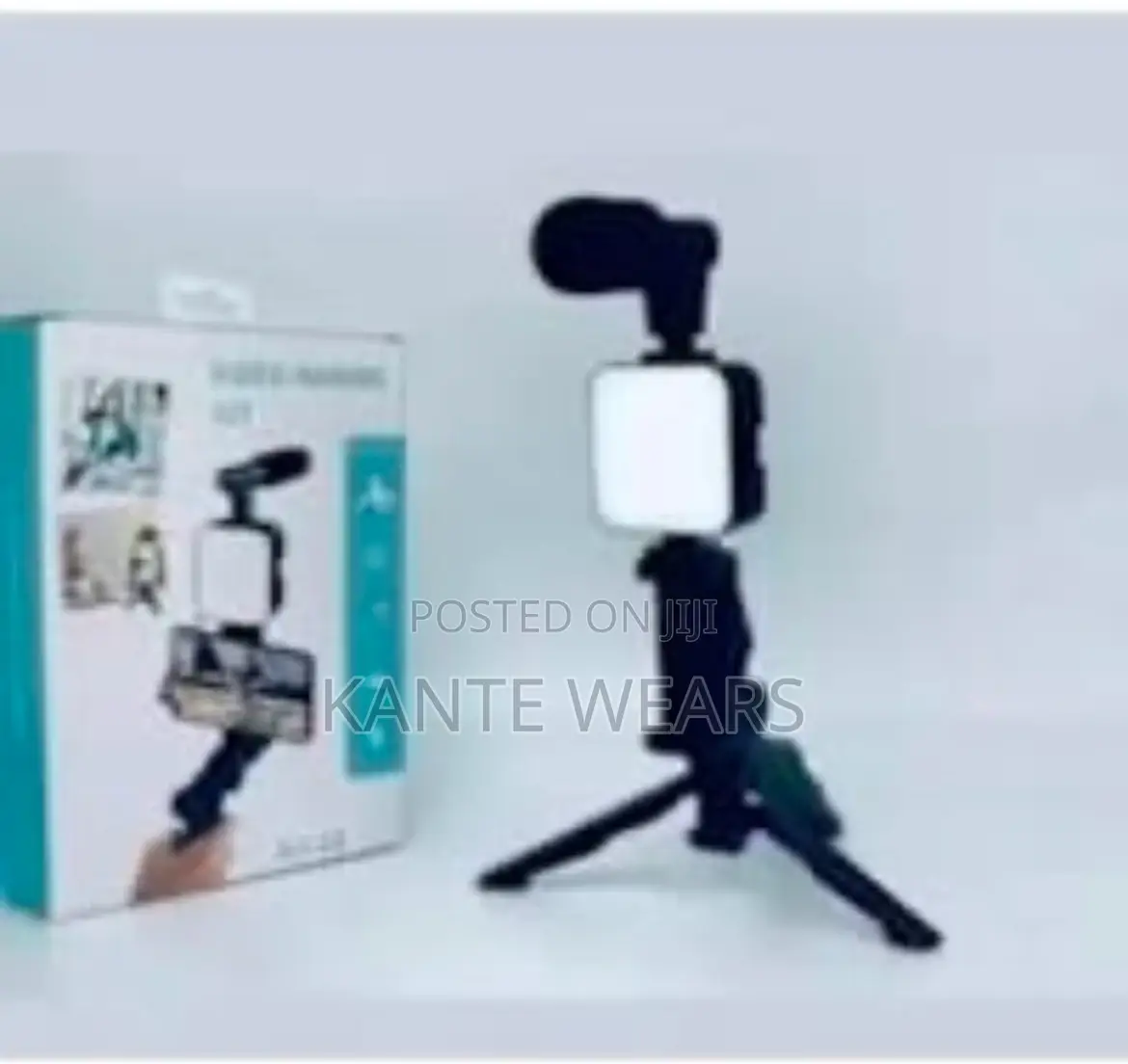 Video Making Kit With Tripod Microphone Rechargeable