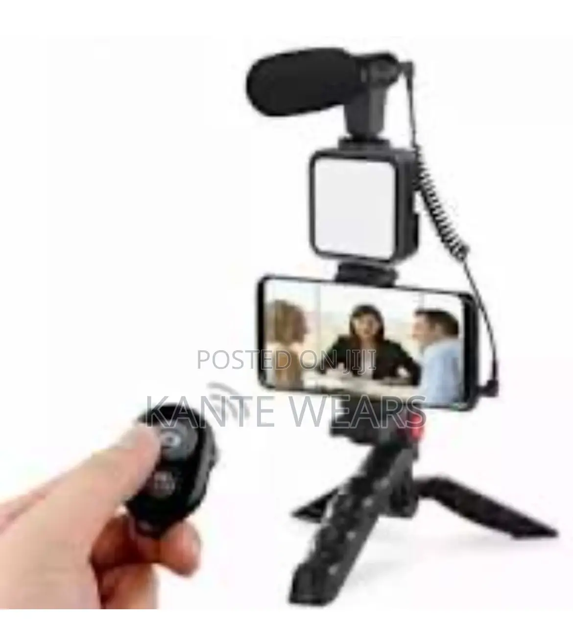 Video Making Kit With Tripod Microphone Rechargeable
