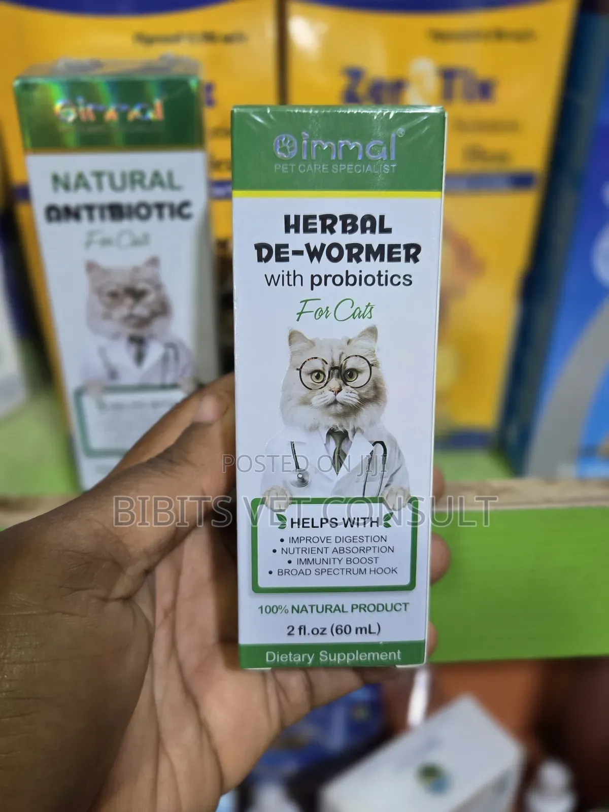 Probiotic Urinary Tract Antibiotic Supplement for Cats