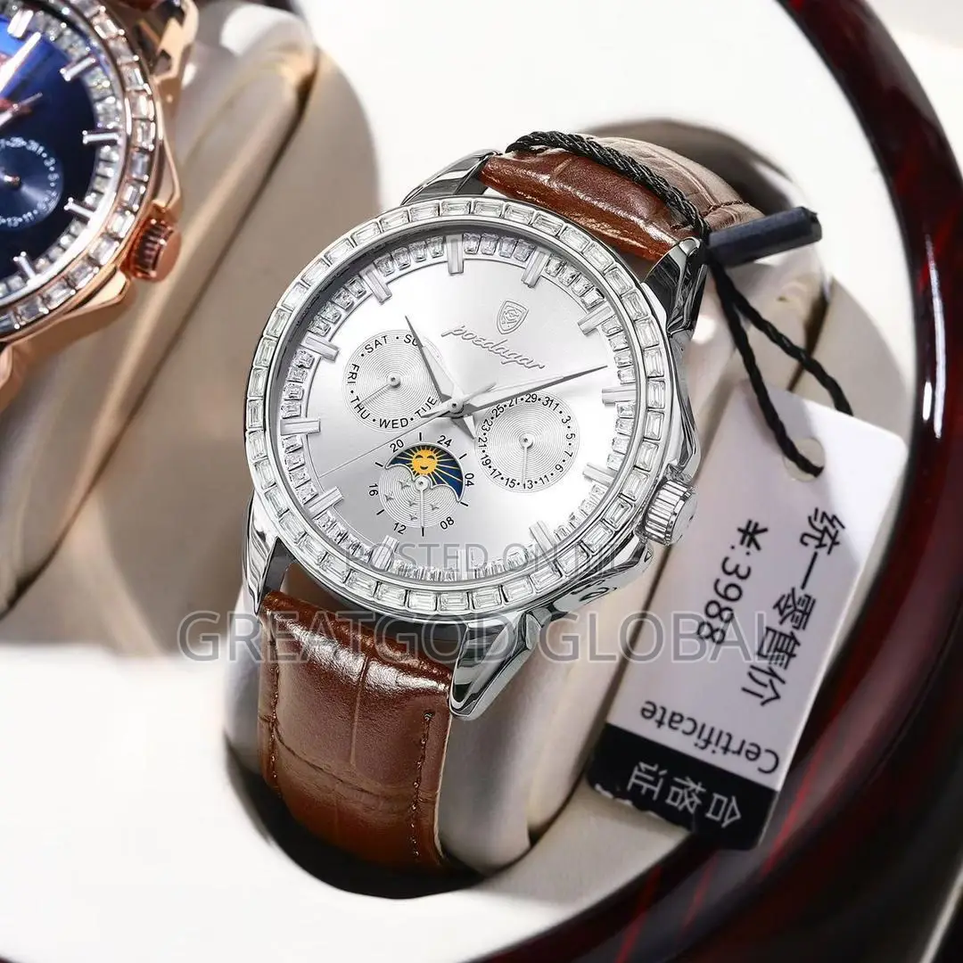 Chronograph Poedagar Leather With Extra Battery