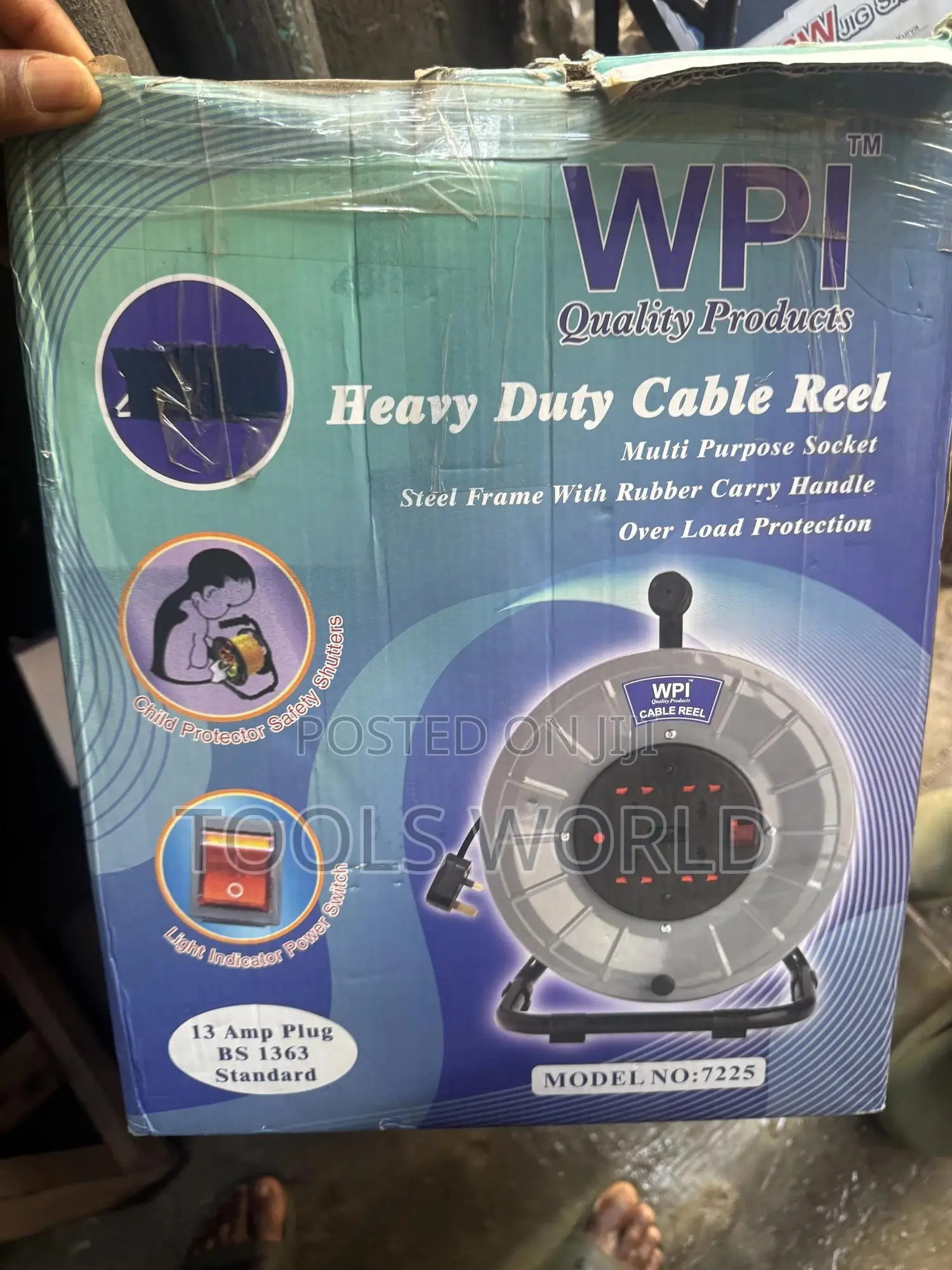 2.5mm X 50m Wpi Heavy Duty Cable Reel – Built for Power