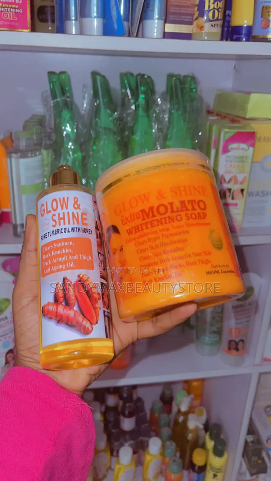 Glow and Shine Oil and Soap