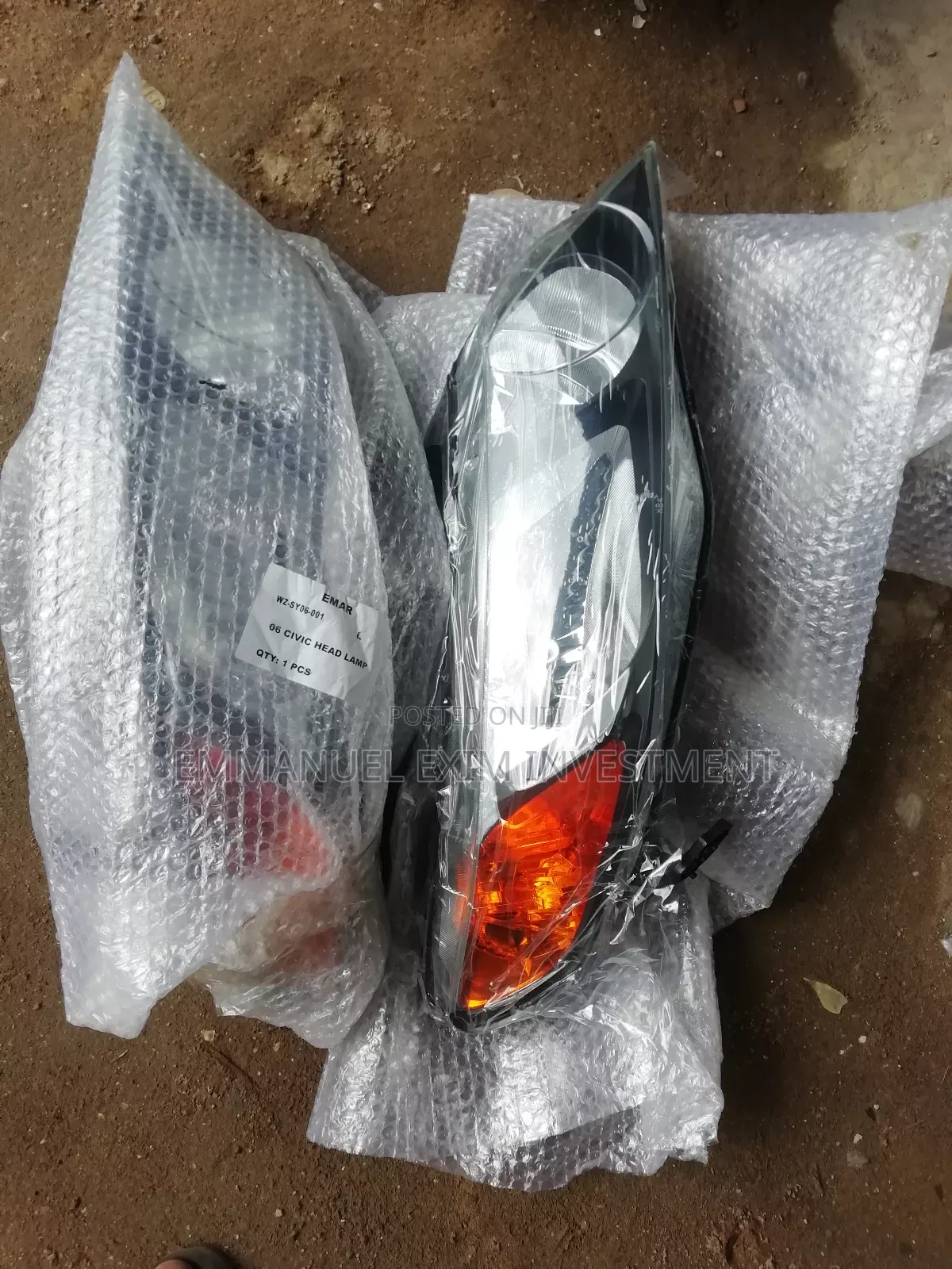 Head Light Honda Civic 2006 America