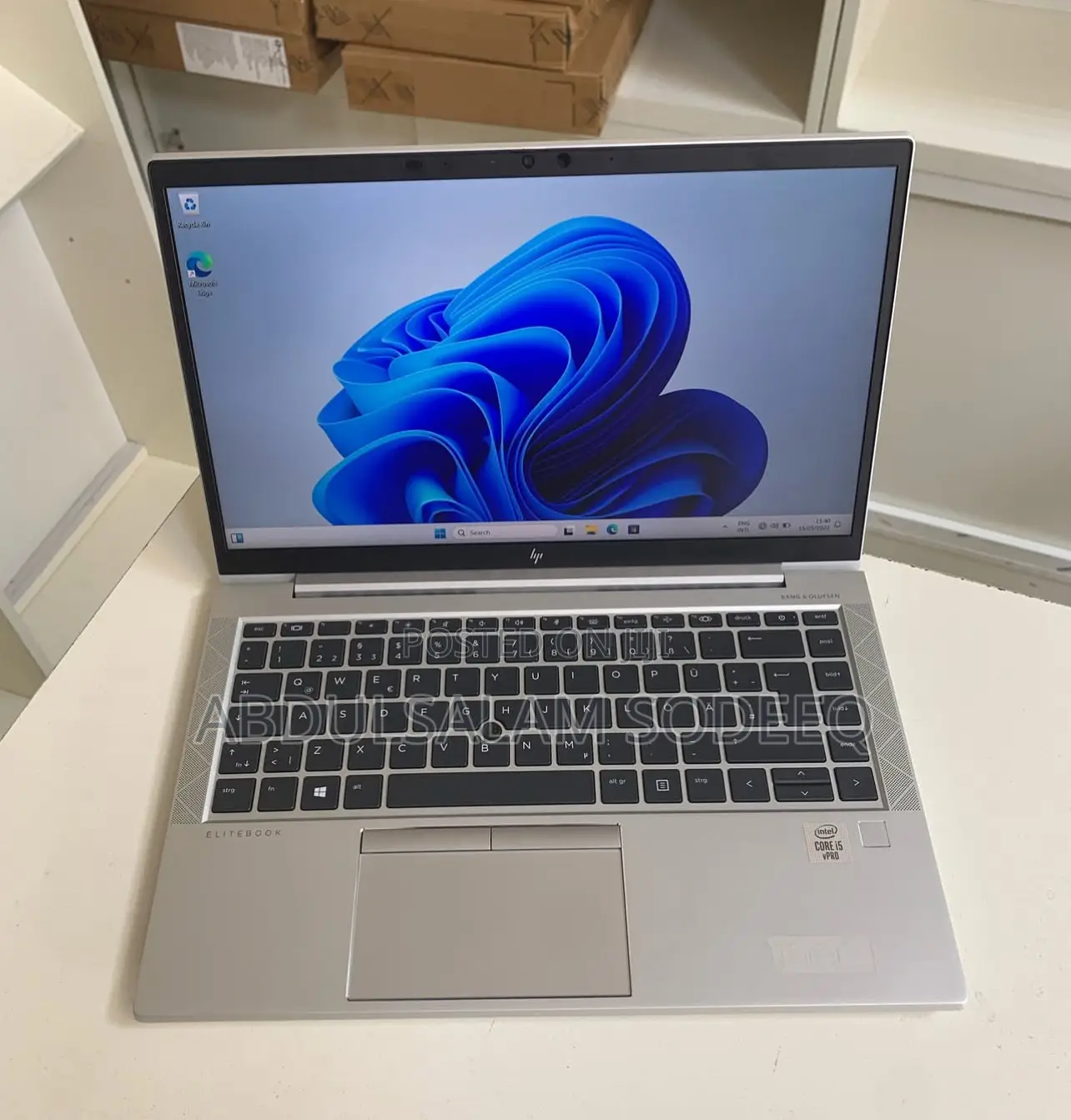 Laptop HP EliteBook 840 G7 16GB Intel Core i7 SSD 256GB