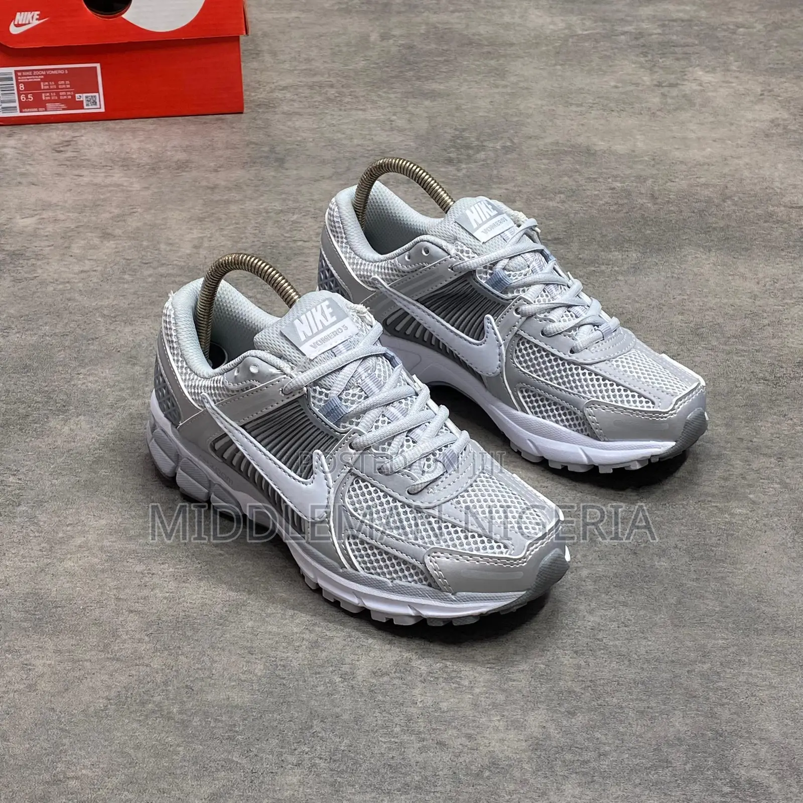Nike Vomero 5 Wolf Grey Metallic Silver Unisex Sneakers