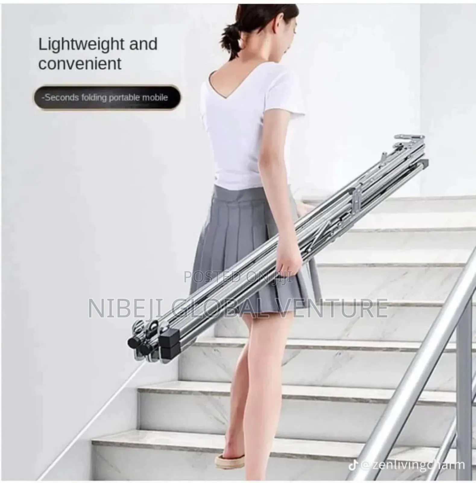 3pole Telescopic Clothes Hanger