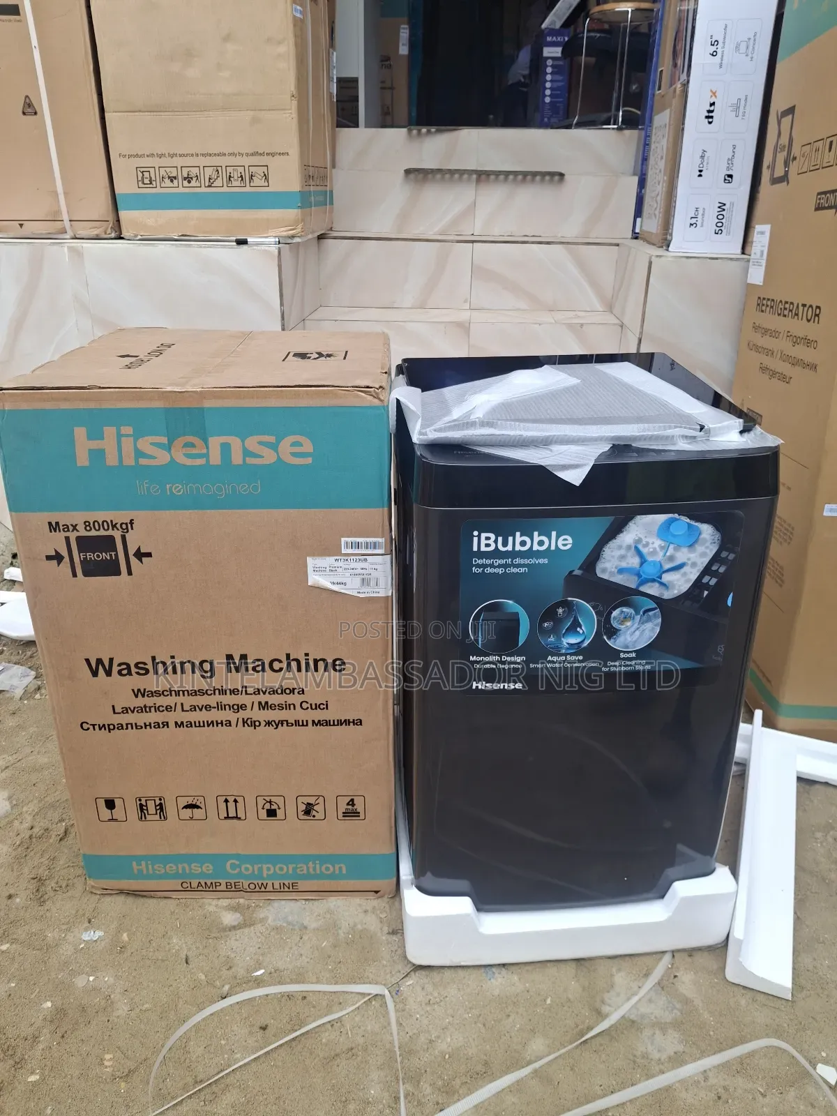Hisense Top Loader Automatic Washing Machine- 11kg