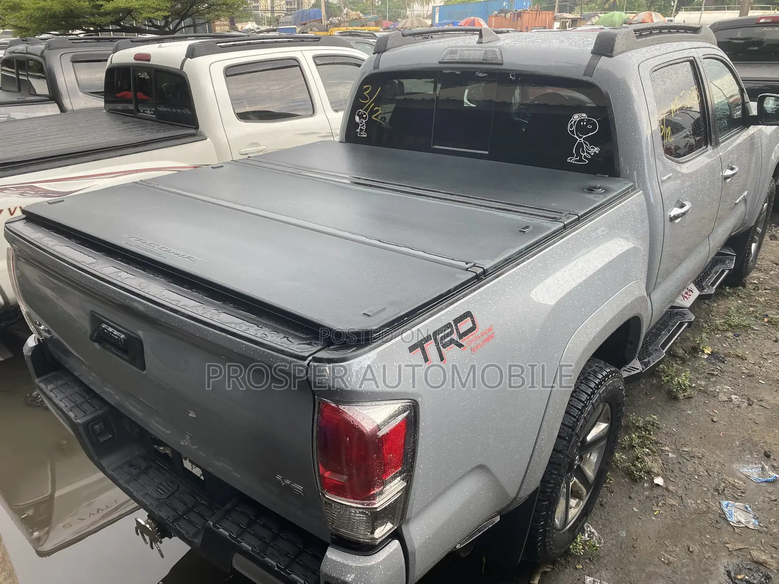 Toyota Tacoma Limited 2018 Burgundy