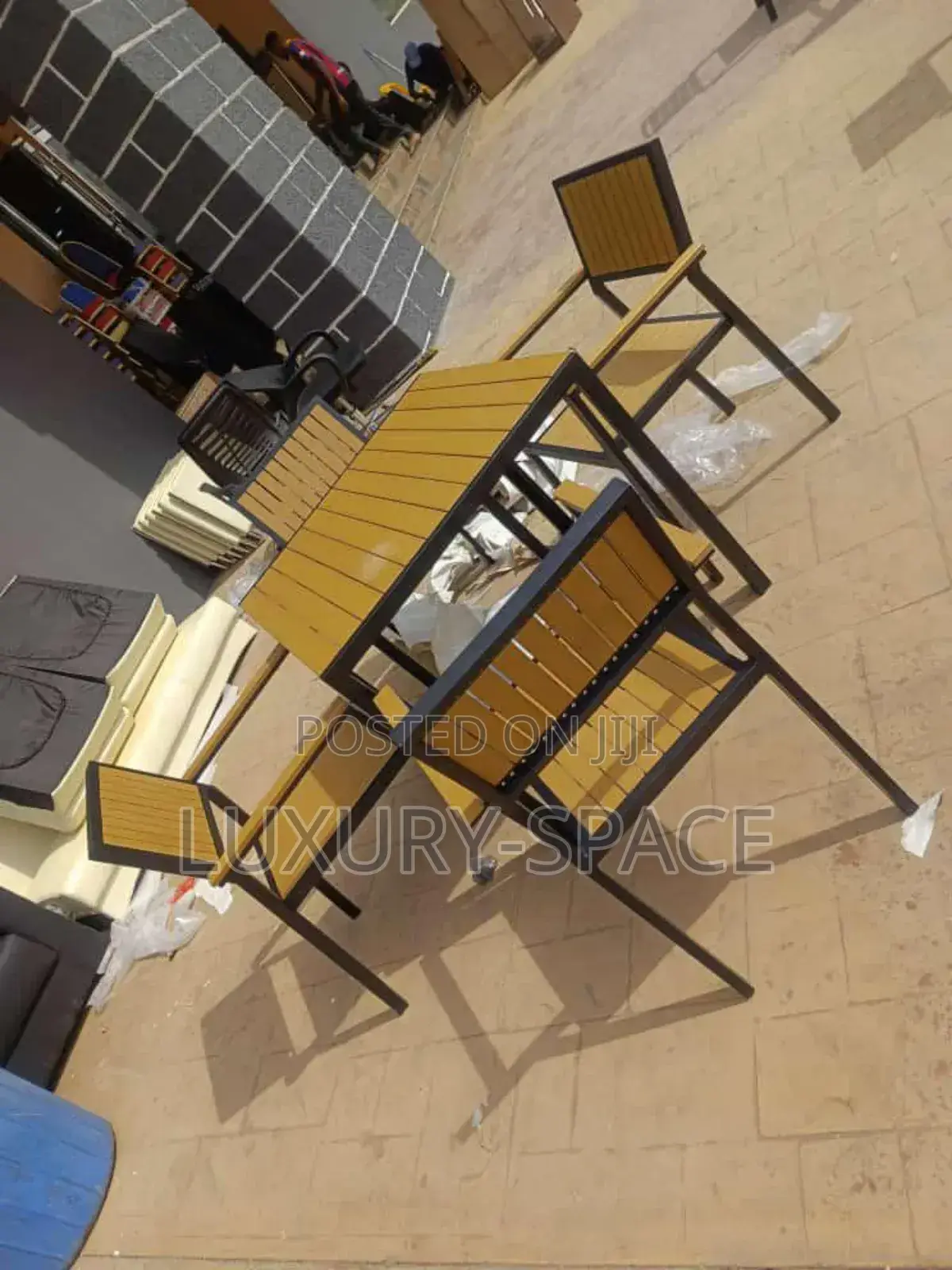 Metal Outdoor/Indoor Restaurant Set