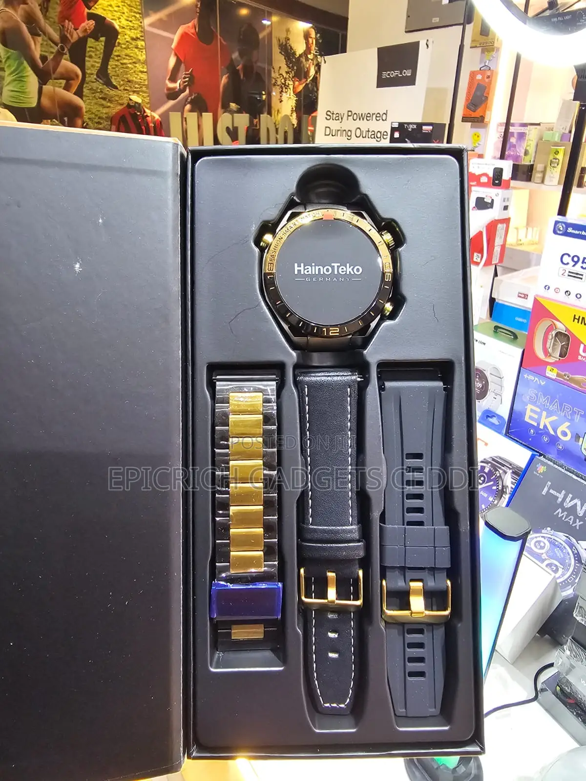 Hainoteko Rw-68 Amoled Smart Watch With Navigation NFC