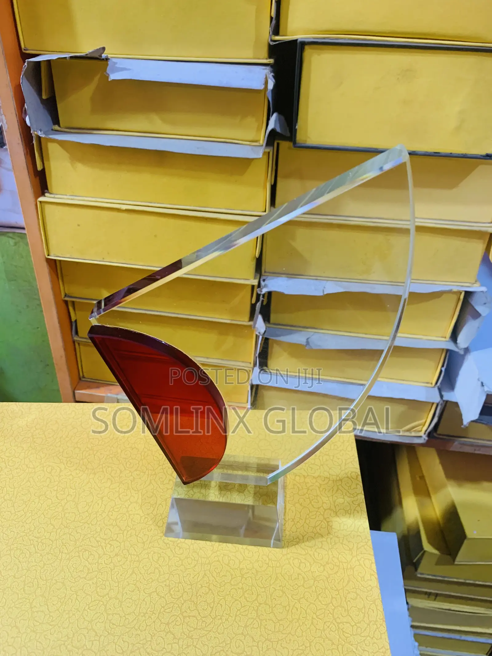 Crystal Plaque With Branding