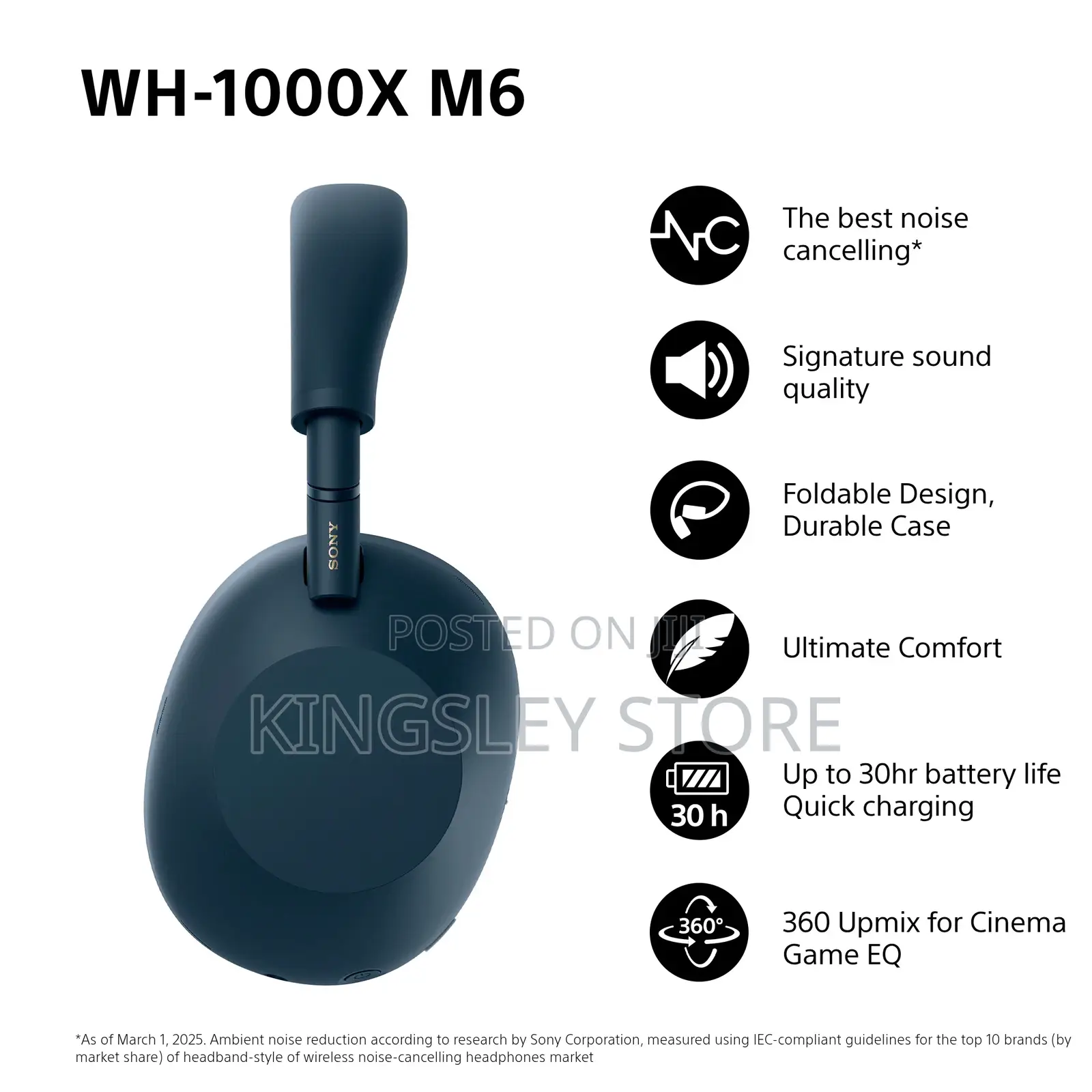 Wh-1000xm6 Wireless Noise Cancelling Headphones