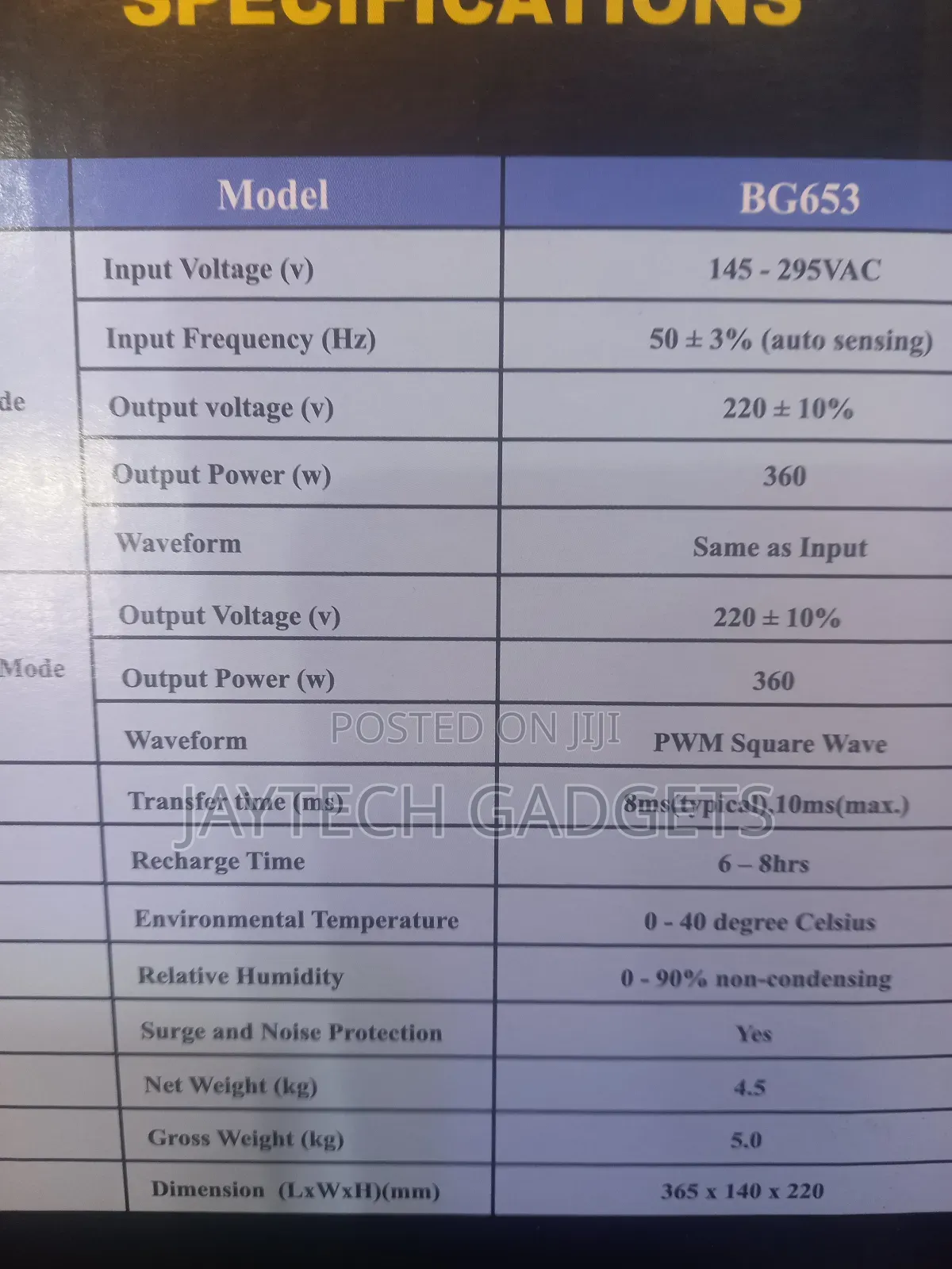 Uninterruptible Power Supply