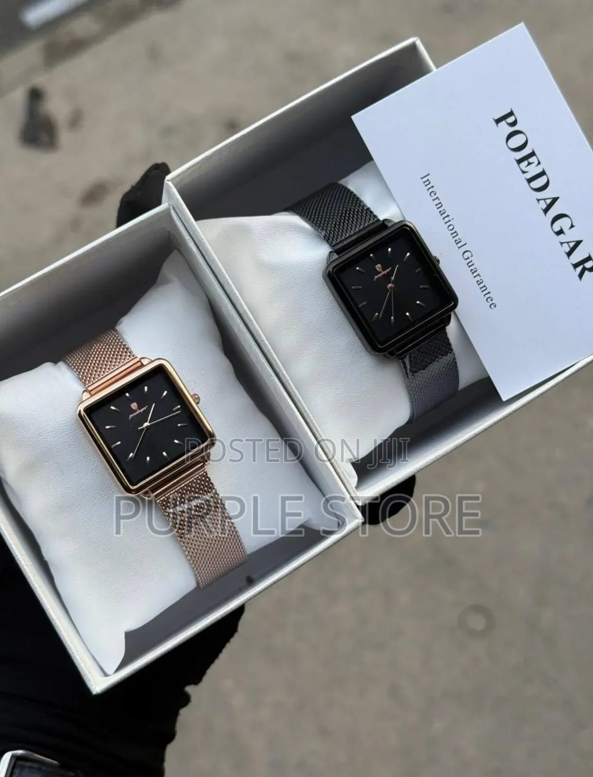 Poedagar Quality Mesh Chain Strap Watch for Women