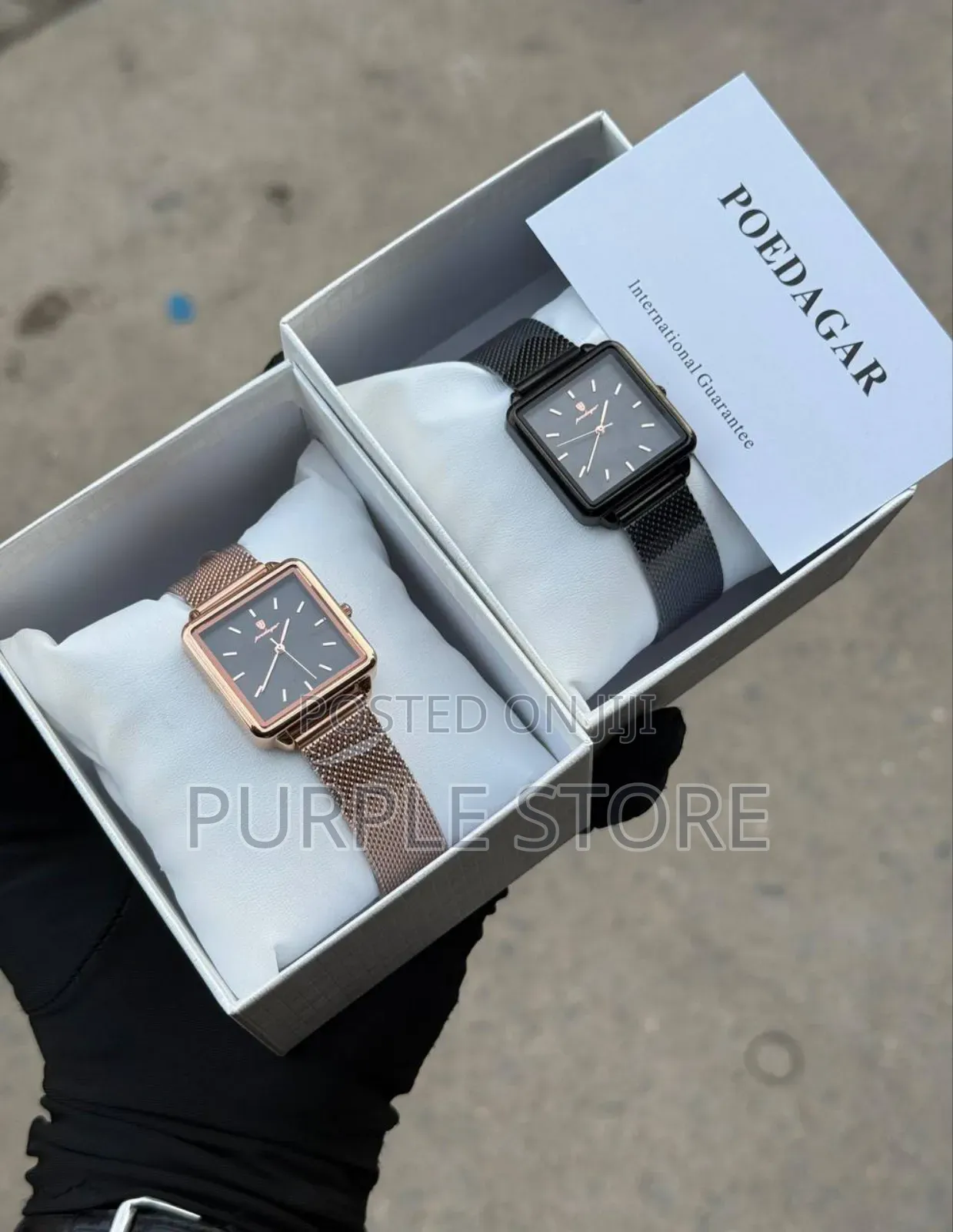 Poedagar Quality Mesh Chain Strap Watch for Women