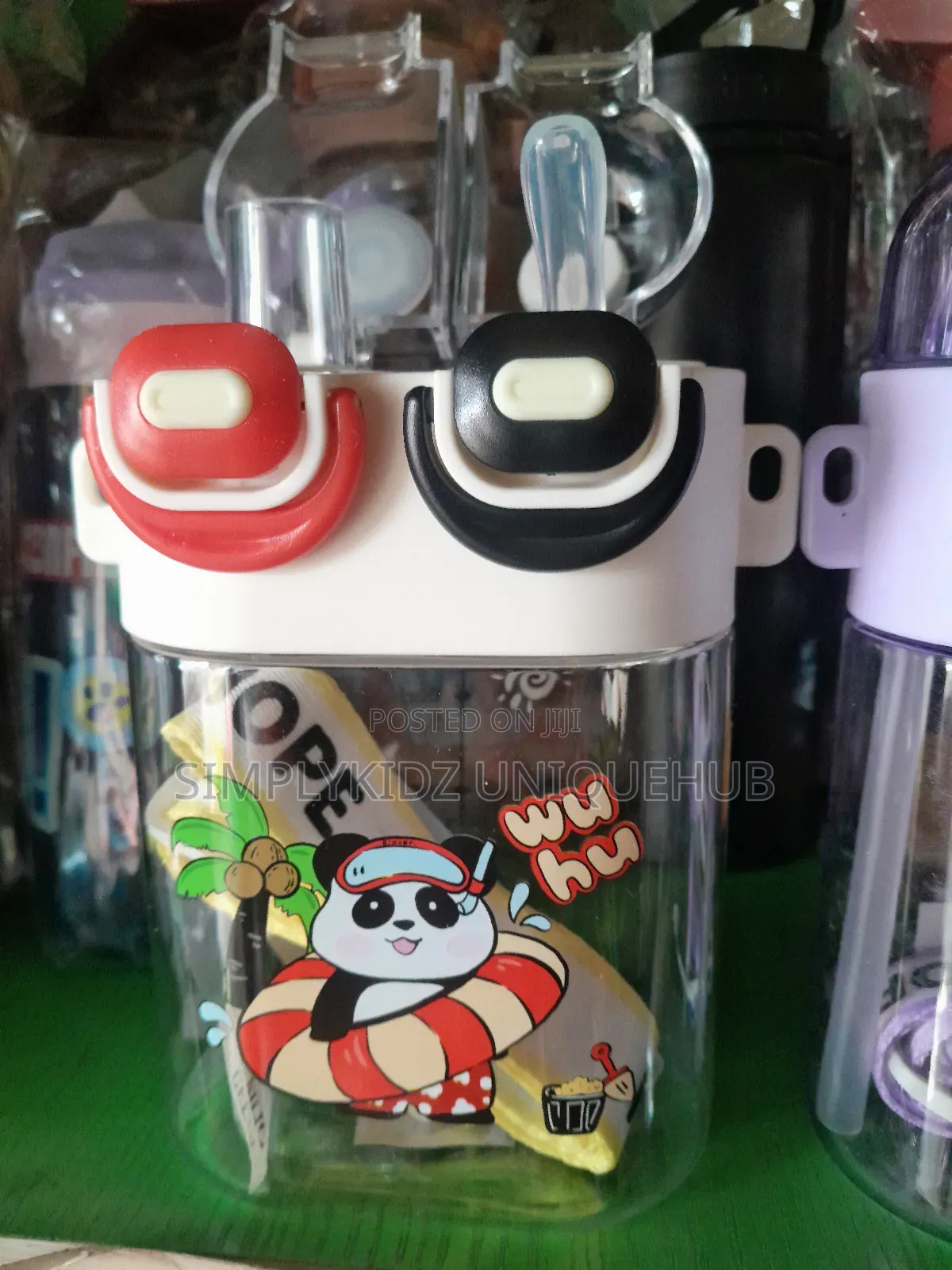 Kids 2 in 1 Water Fruit Drink Water Bottle With Strap