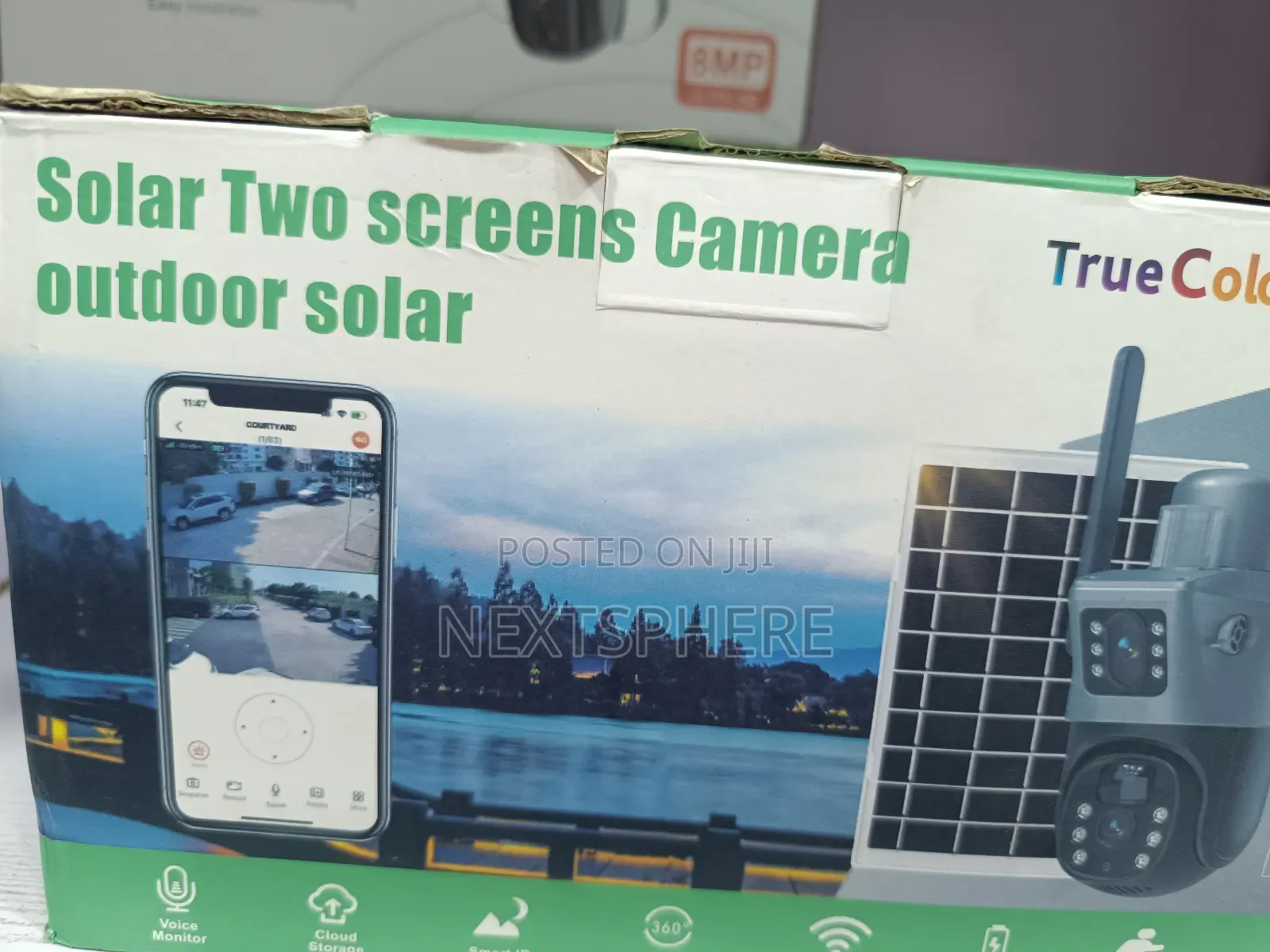 4g Solar PTZ Camera - Dual Lens Solar CCTV Camera V380 App