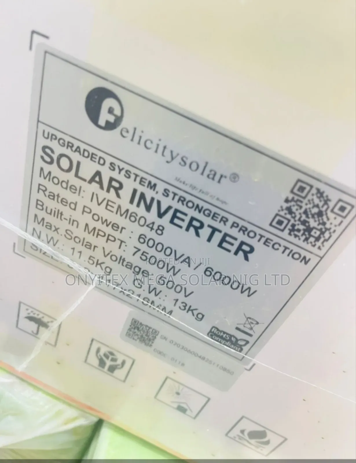 Felicity Inverter 48v 600kva