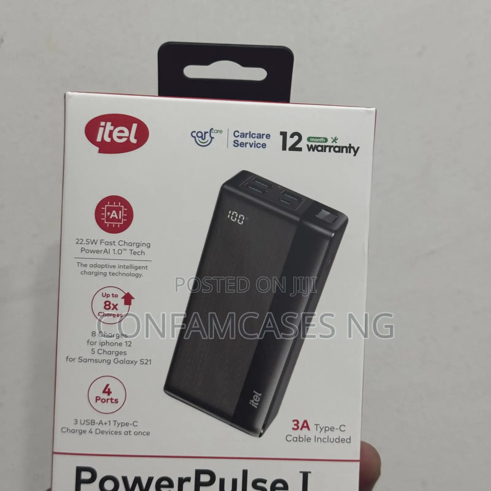 Itel 30000mah Fast Charging Power Bank