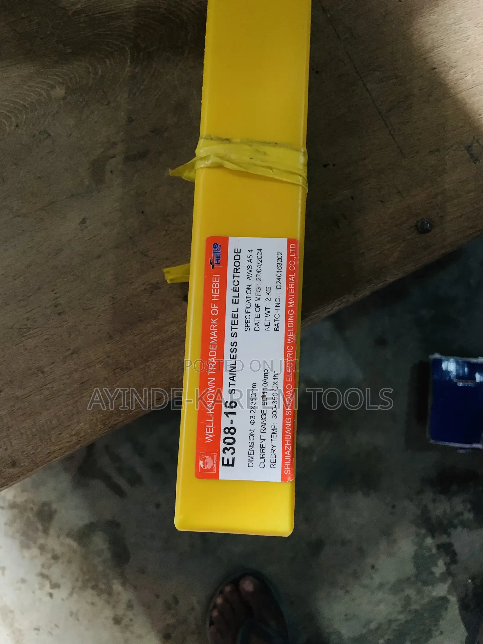 E308-16 Stainless Steel Electrode 3.2x350mm (Aws A5.4)2kg