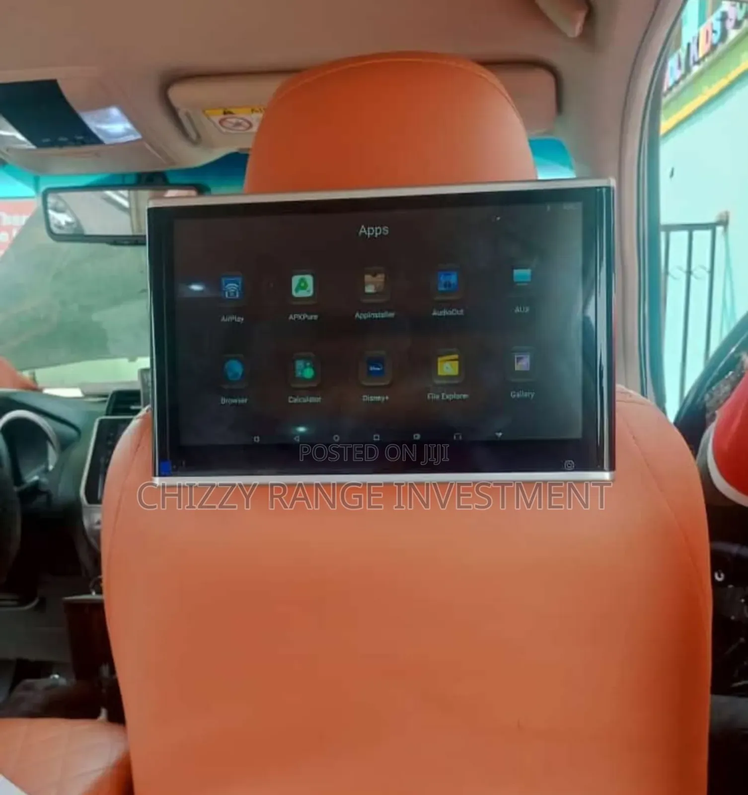 Range Rover Back Seat Andriod Screen.