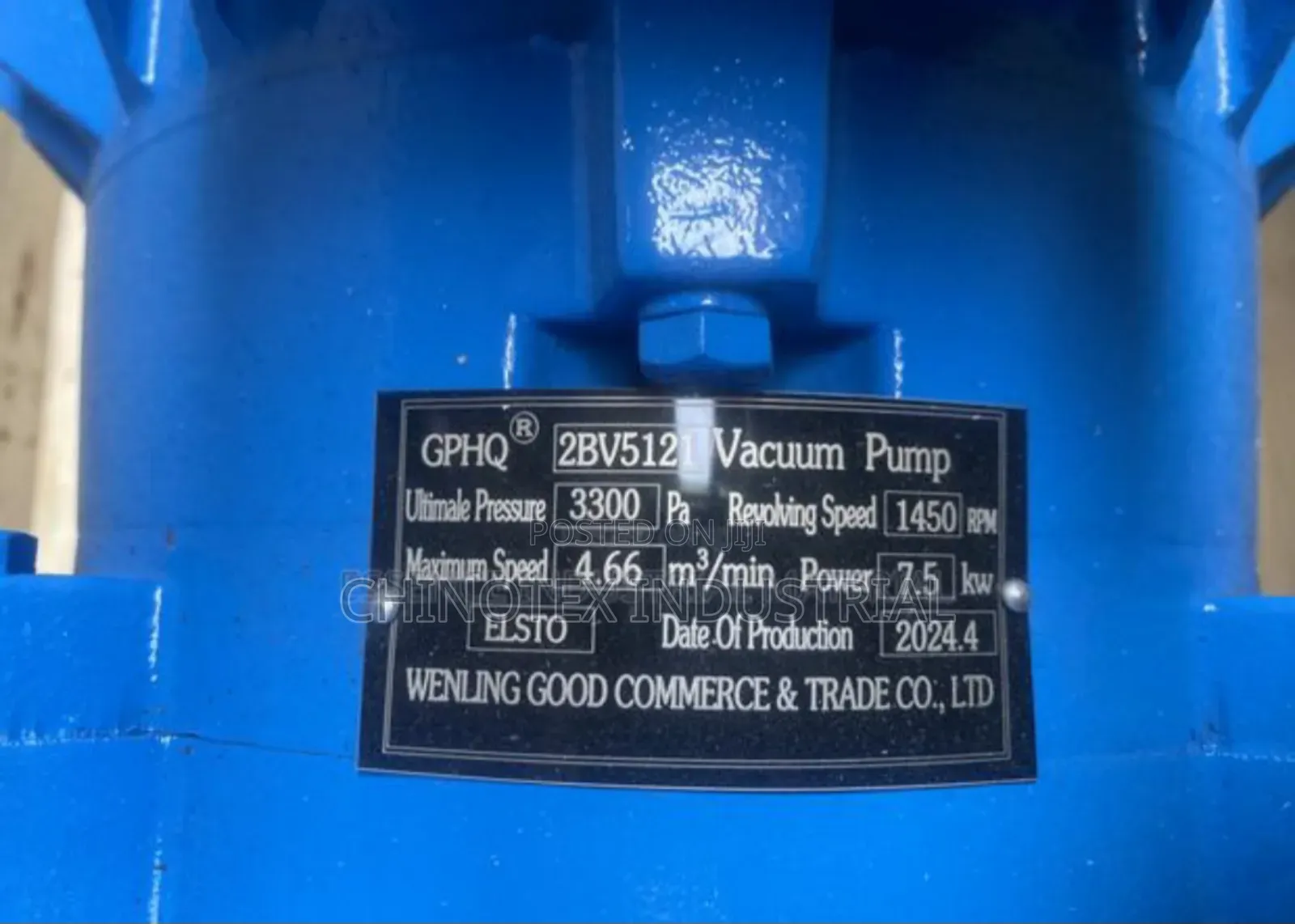 Industrial Water Vacuum Pump 7.5kw/10hp