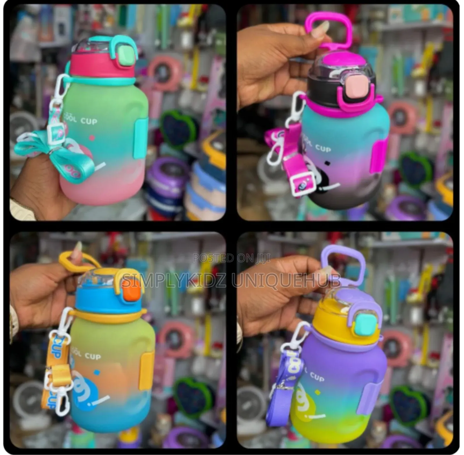 Kids Water Bottle With Leakproof Straw